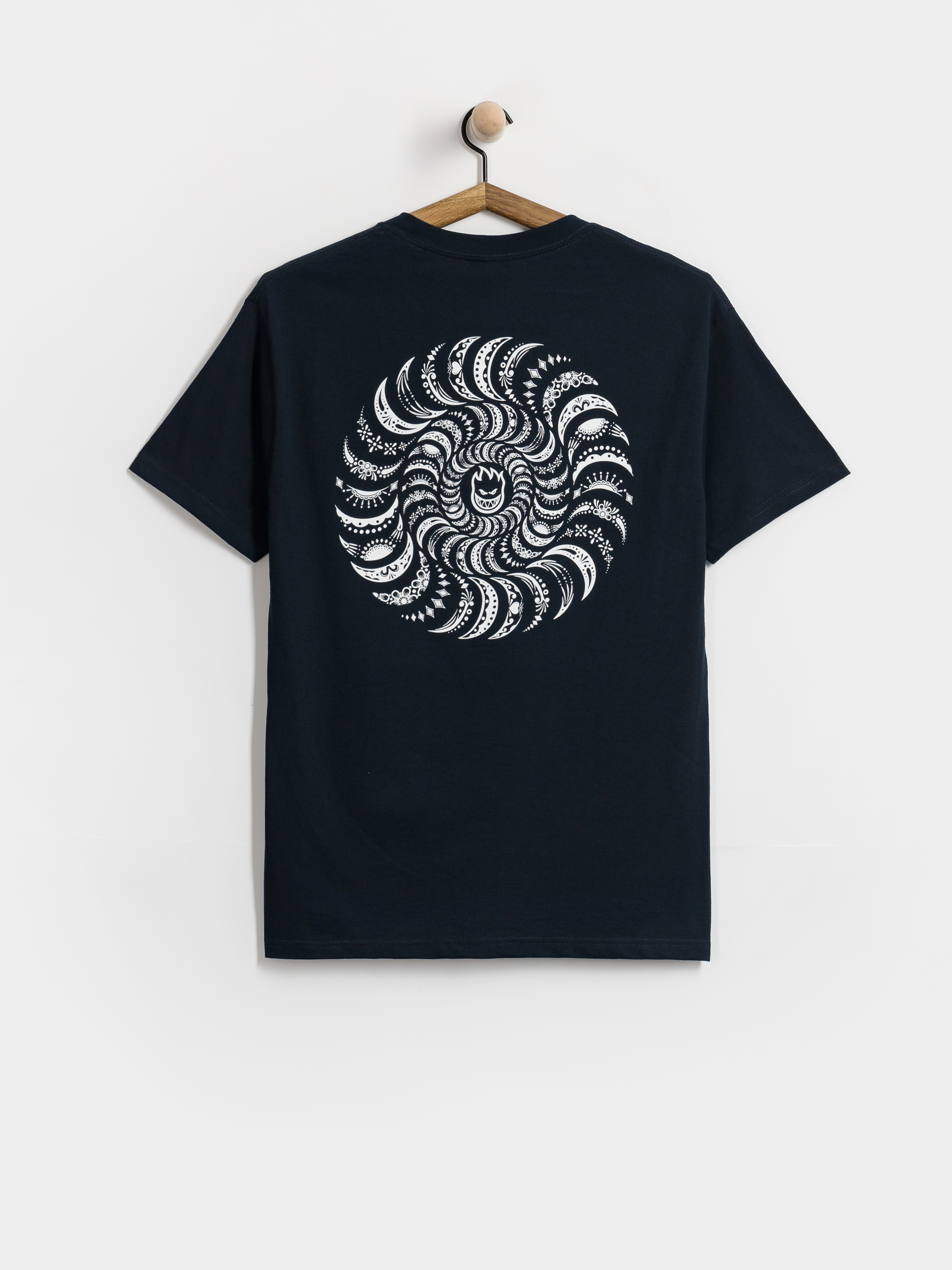 Spitfire T-Shirt Classic Swirl Paisley (true navy w/white prints)