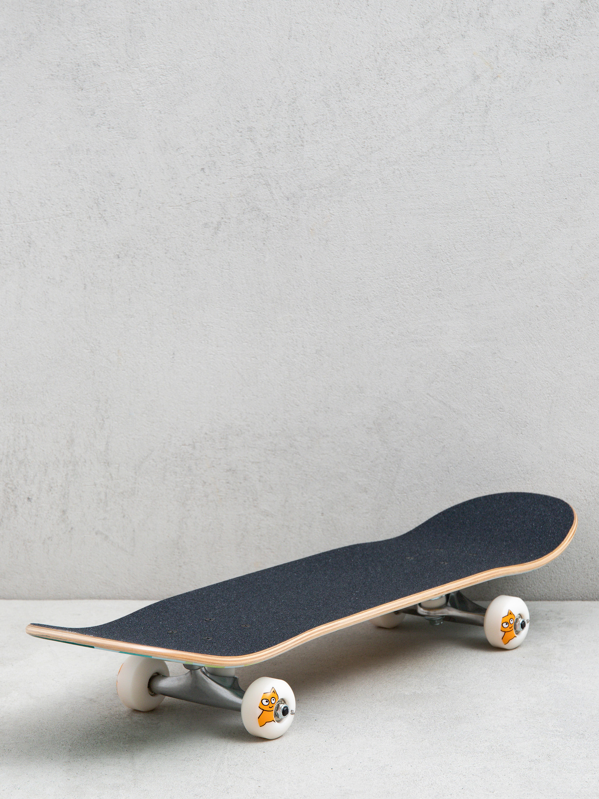 Meow Skateboards Big Cat Skateboard (camo green)