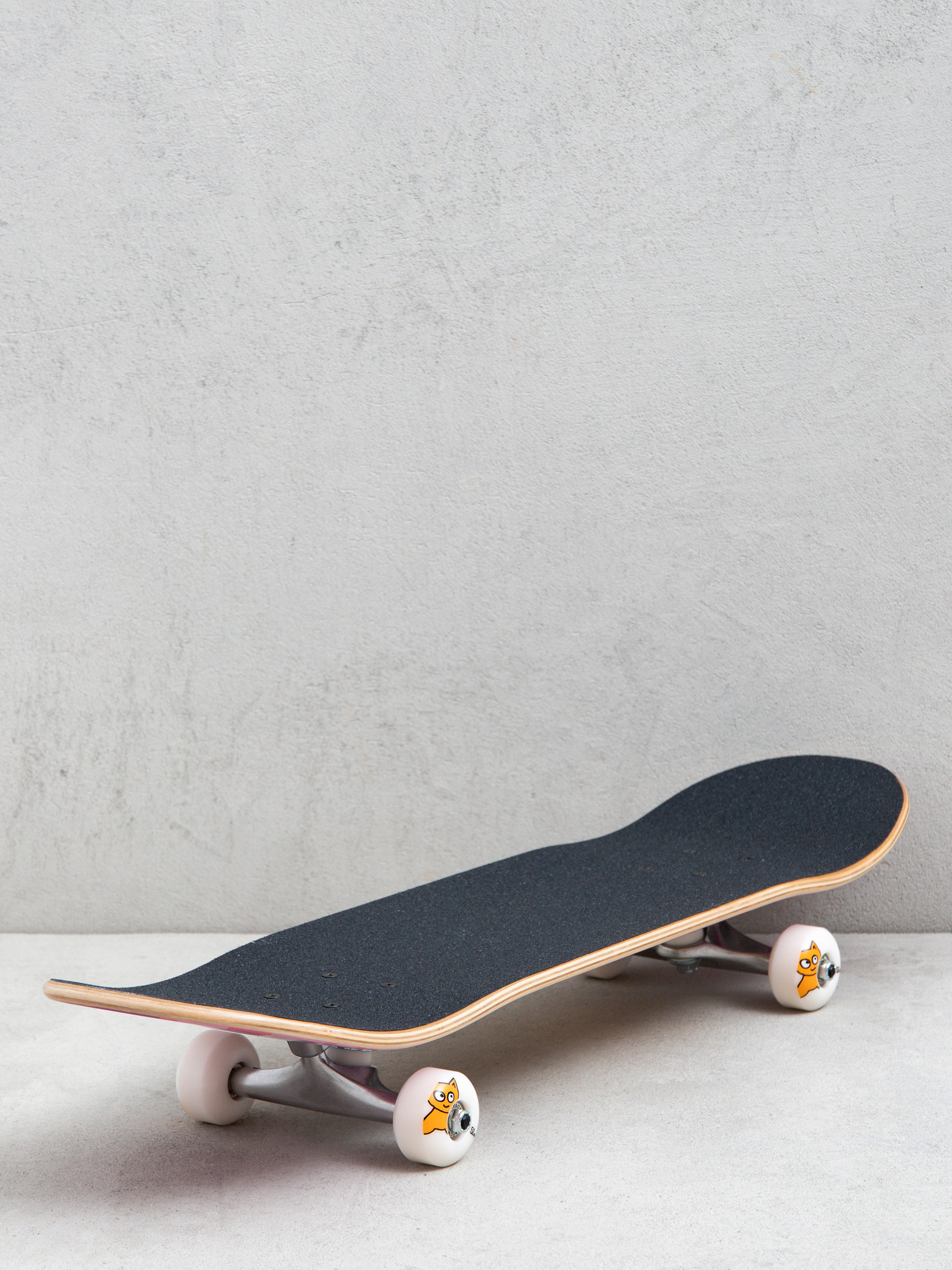 Meow Skateboards Big Cat Skateboard (camo pink)