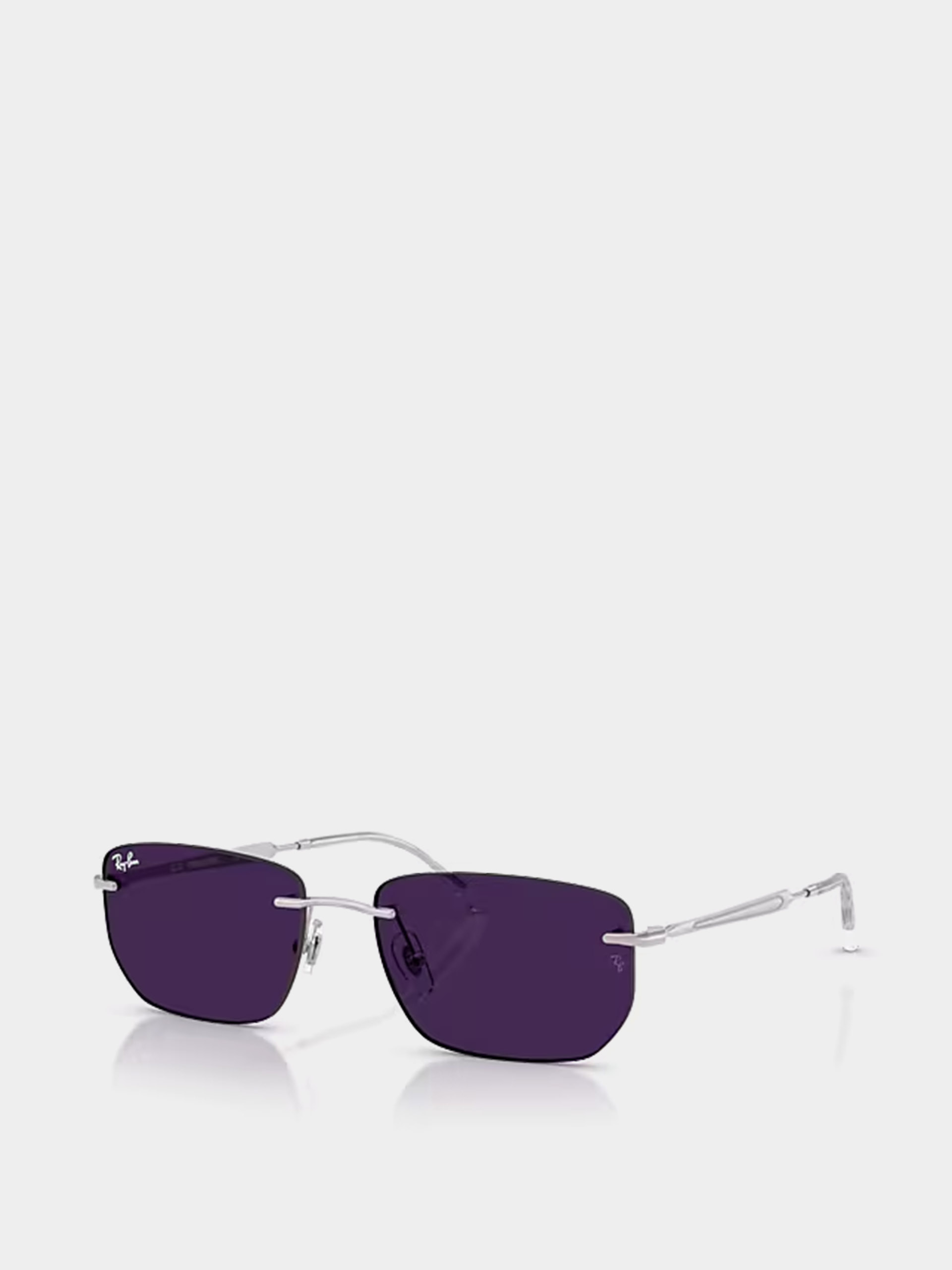 Ray-Ban Sonnenbrille Rb3768 Transitions Color Touch (polerowany srebrny/ametyst transitions)