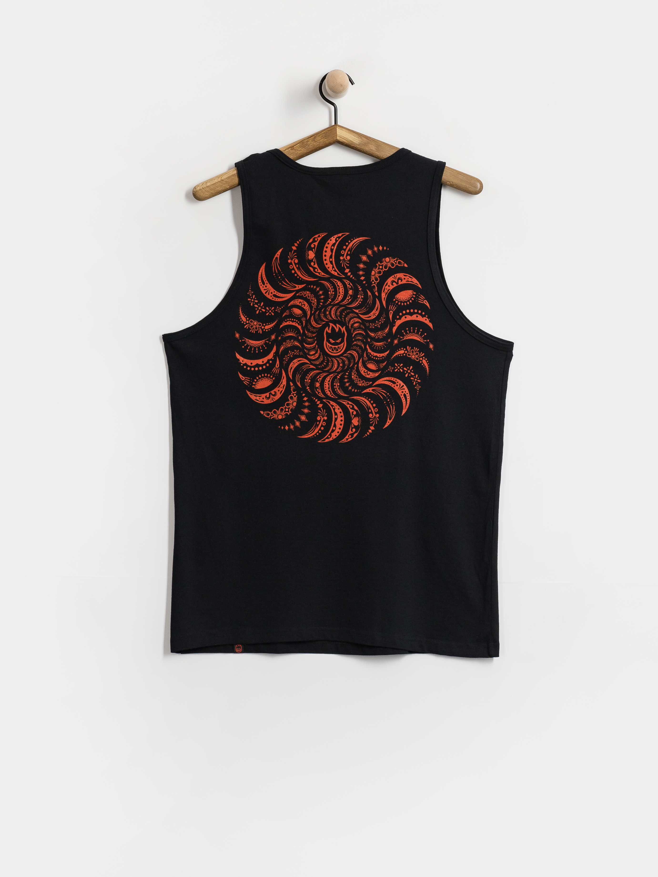 Spitfire Tank top Classic Swirl Paisley (black w/red prints)