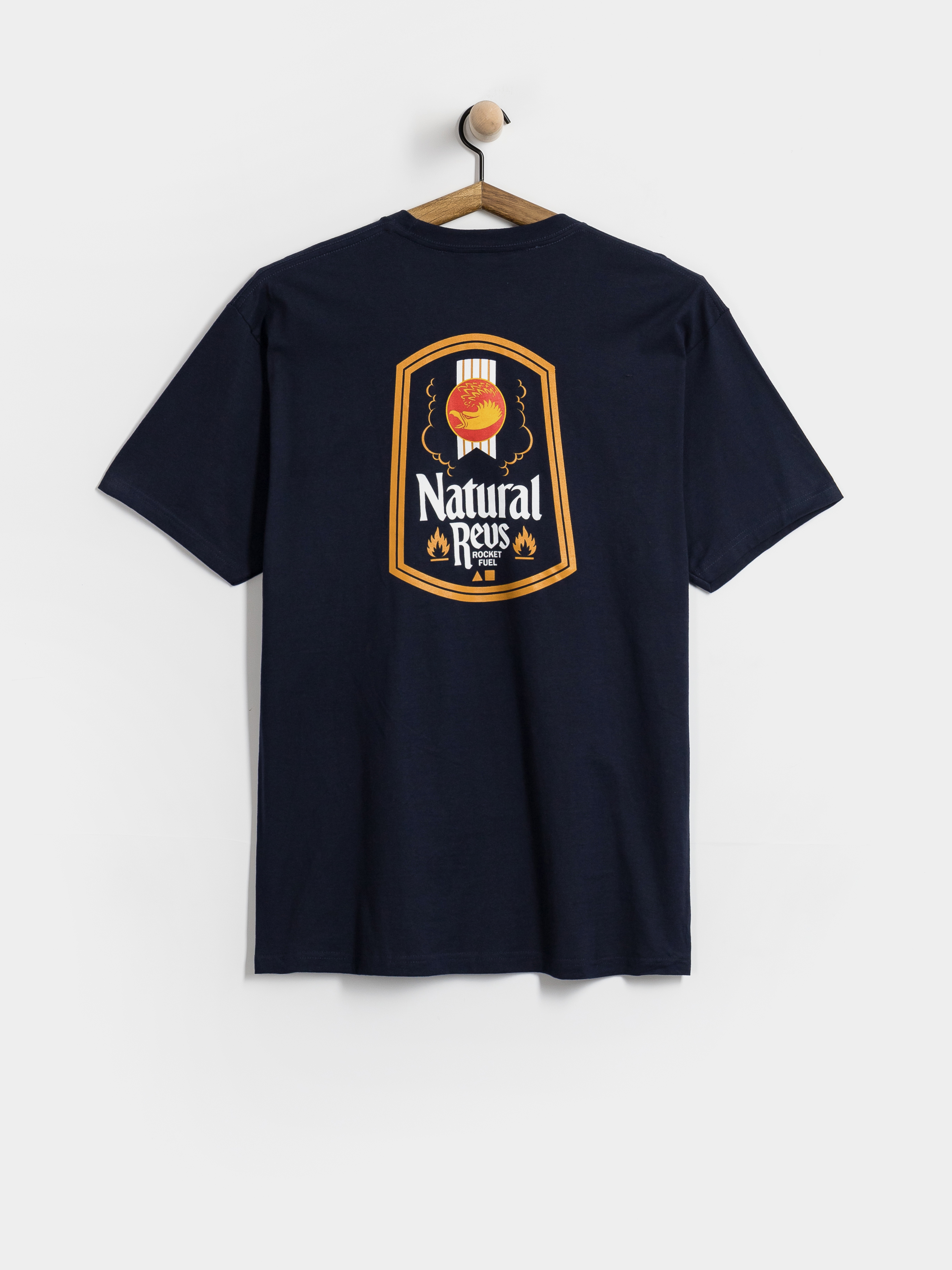 Antihero T-Shirt Natty Revs (navy w/multi color prints)
