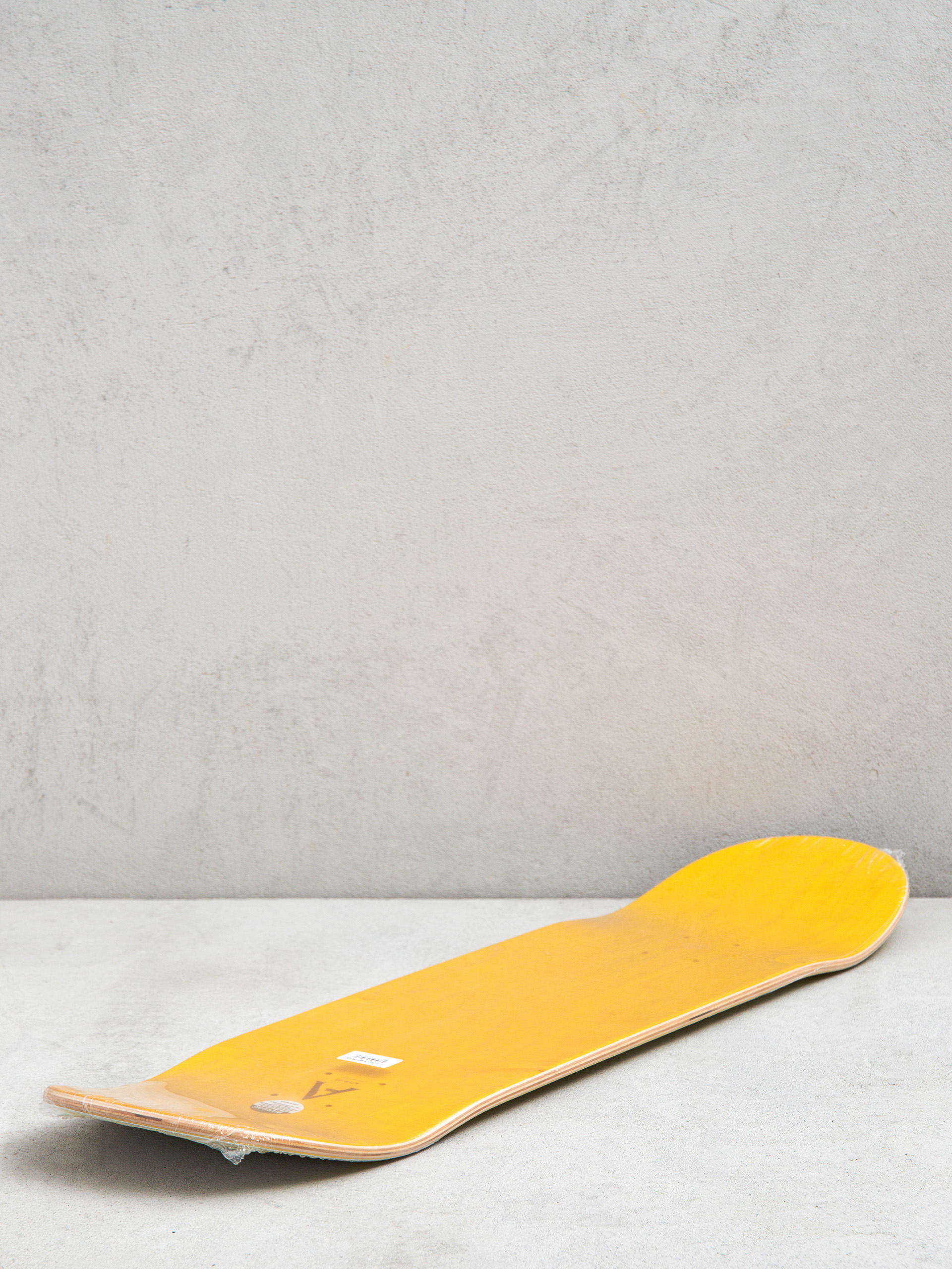 April Skateboards Twin Og Logo Deck (yellow white)