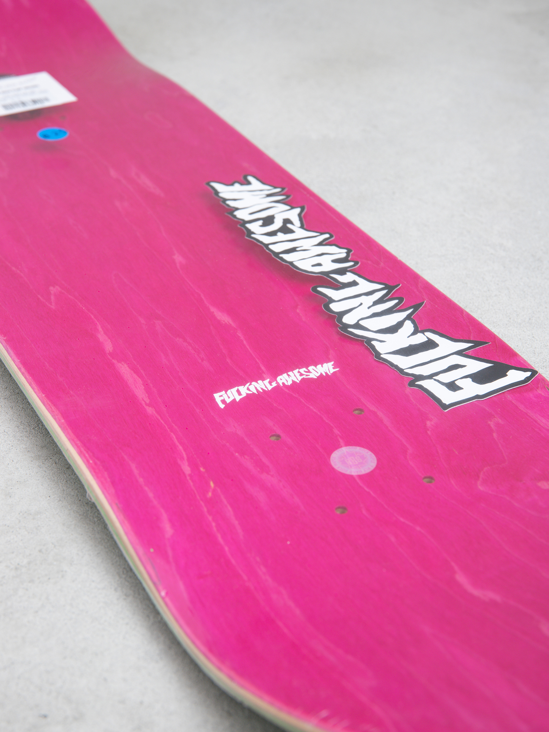 Fucking Awesome Neon Green Stamp Embossed S1 Deck