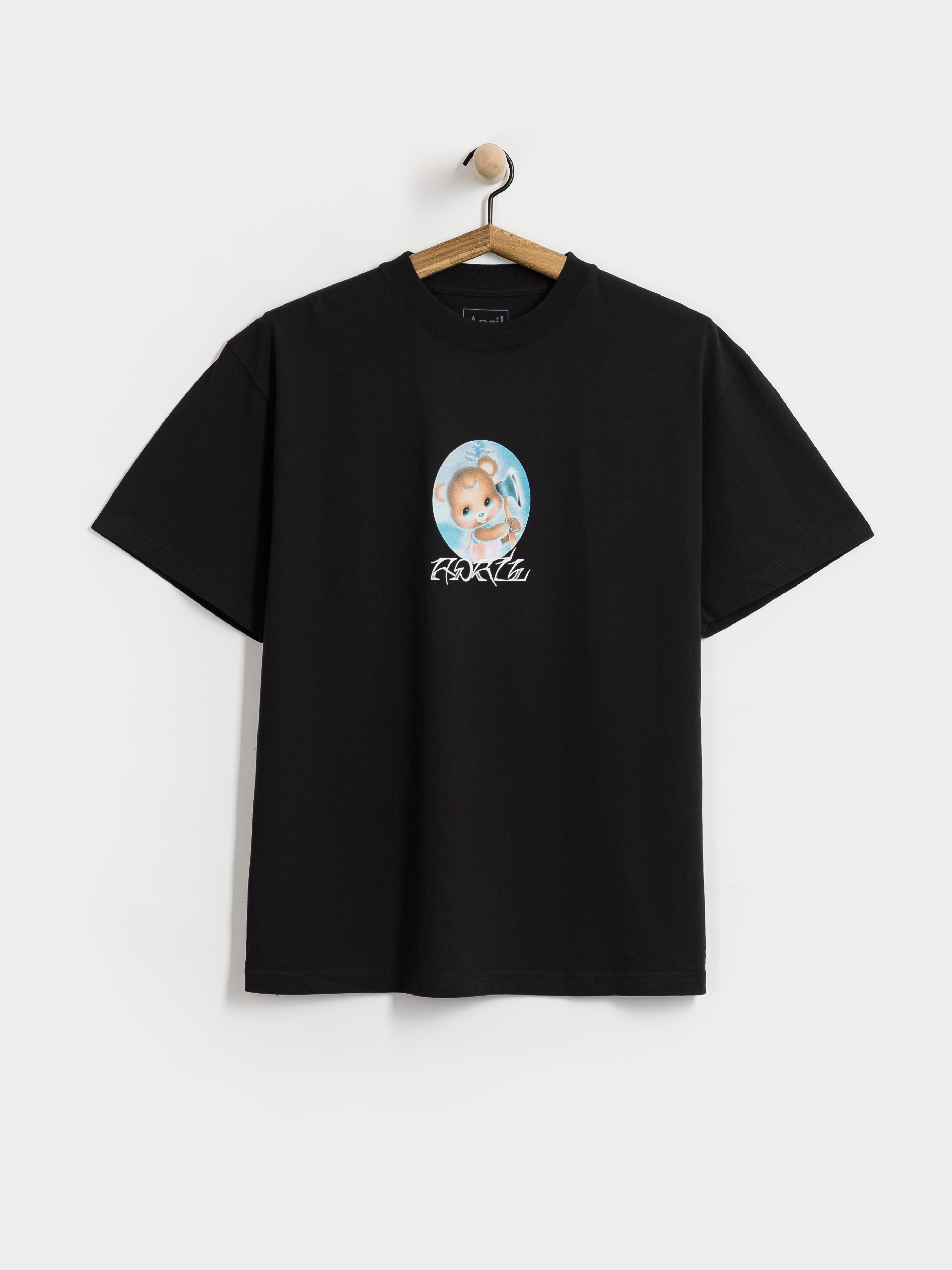 April Skateboards T-Shirt Bear (black)
