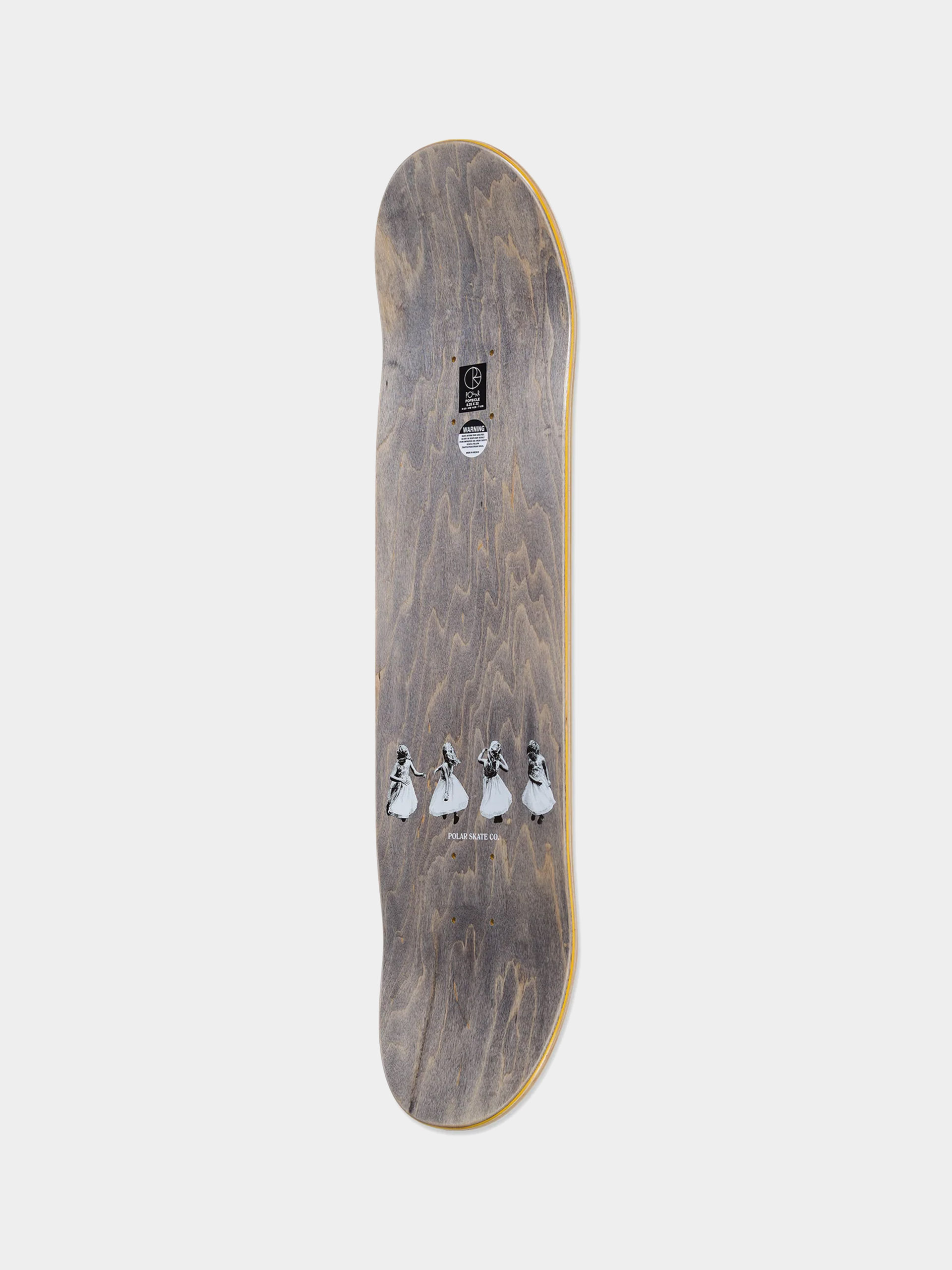 Polar Skate Deck Roman Gonzalez Kite (yellow)