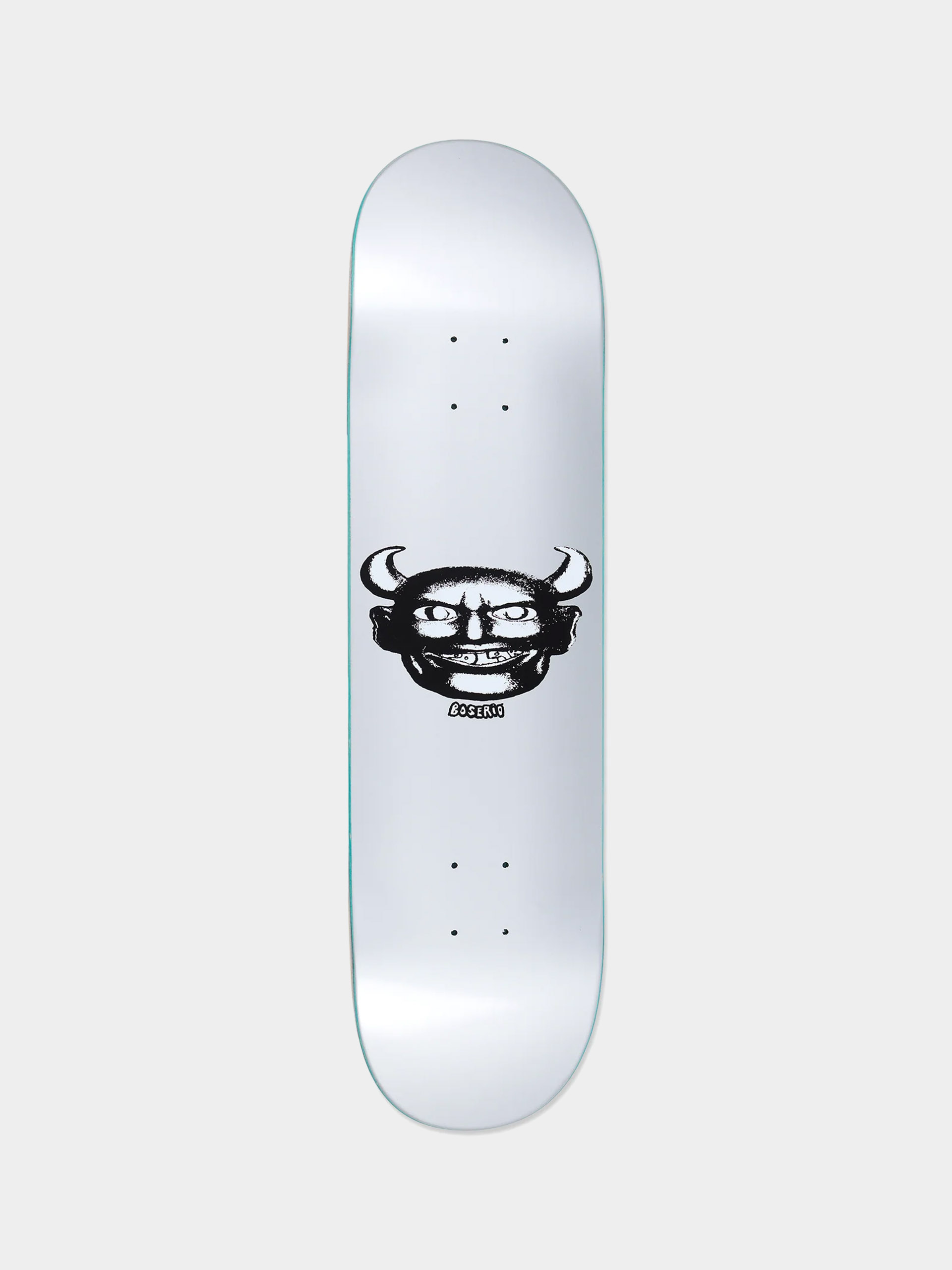Polar Skate Deck Nick Boserio Silver Devil