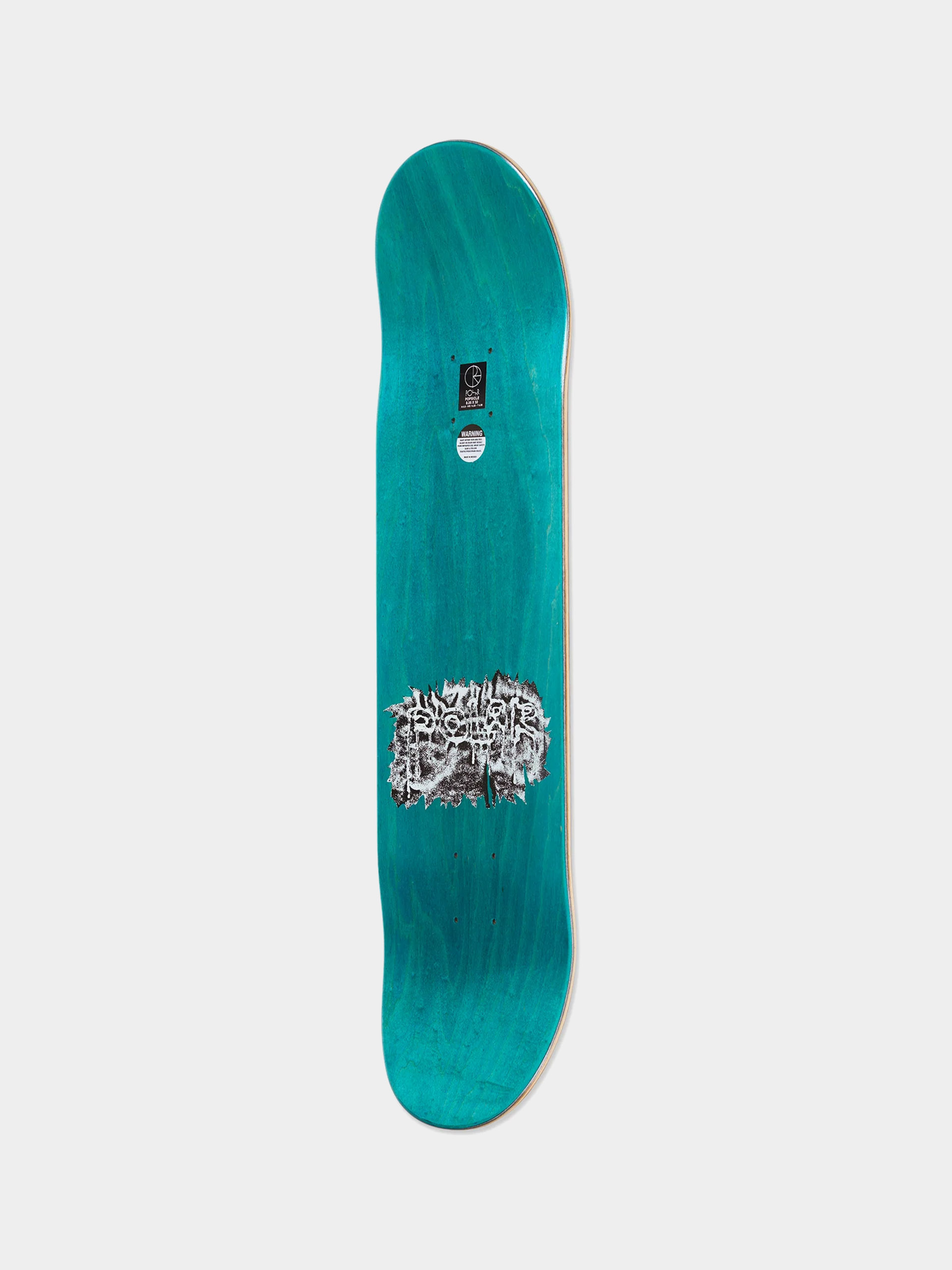 Polar Skate Deck Nick Boserio Silver Devil