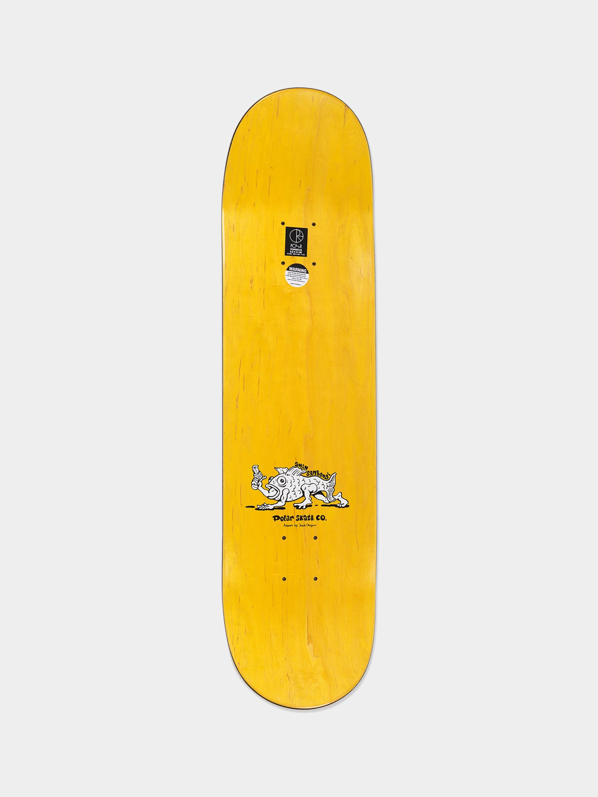 Polar Skate Deck Shin Sanbongi Bongi Boy (yellow)