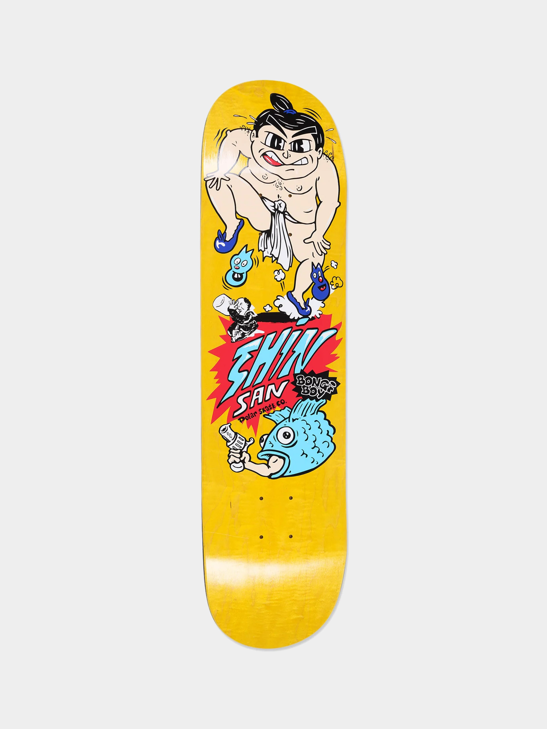 Polar Skate Deck Shin Sanbongi Bongi Boy (yellow)