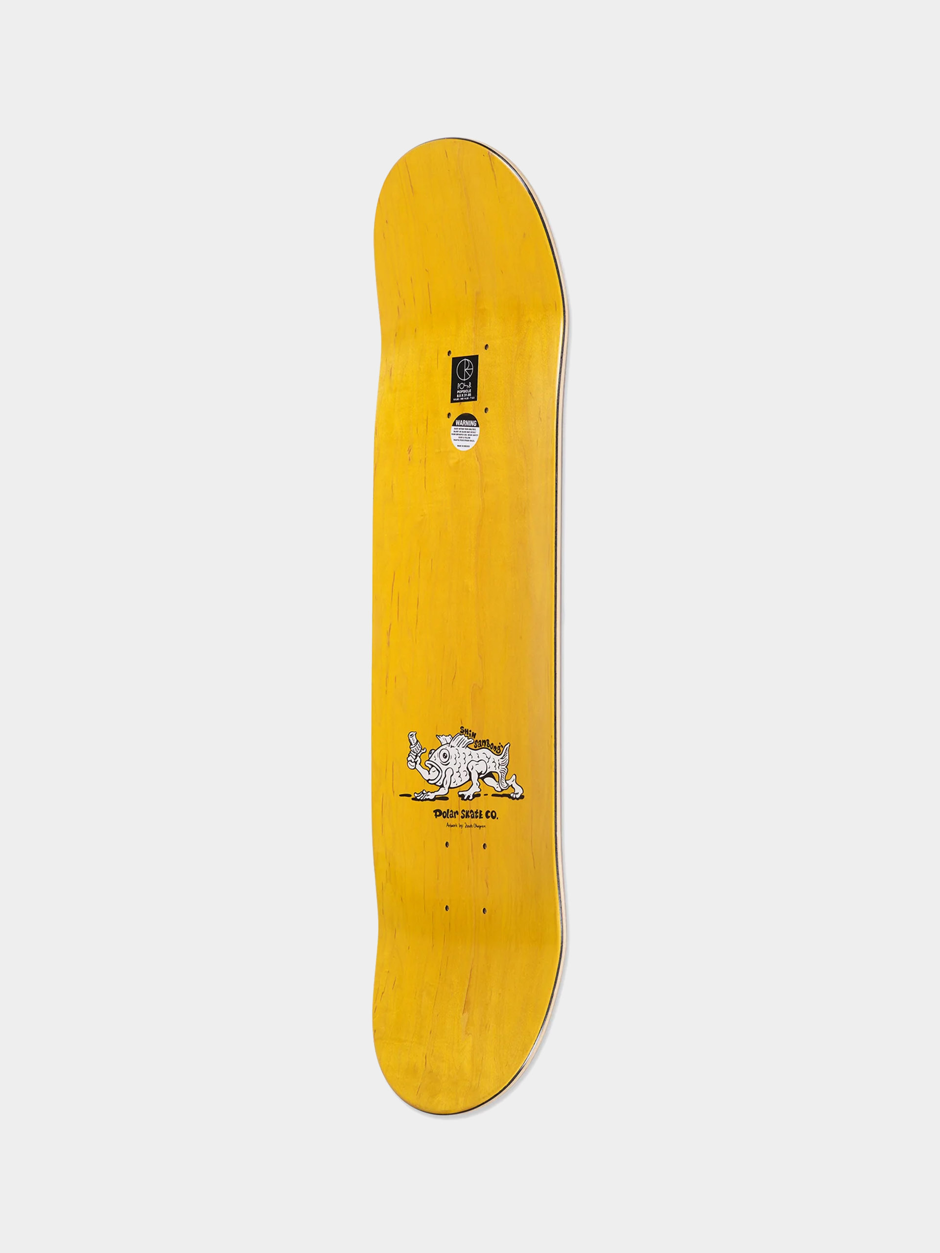 Polar Skate Deck Shin Sanbongi Bongi Boy (yellow)
