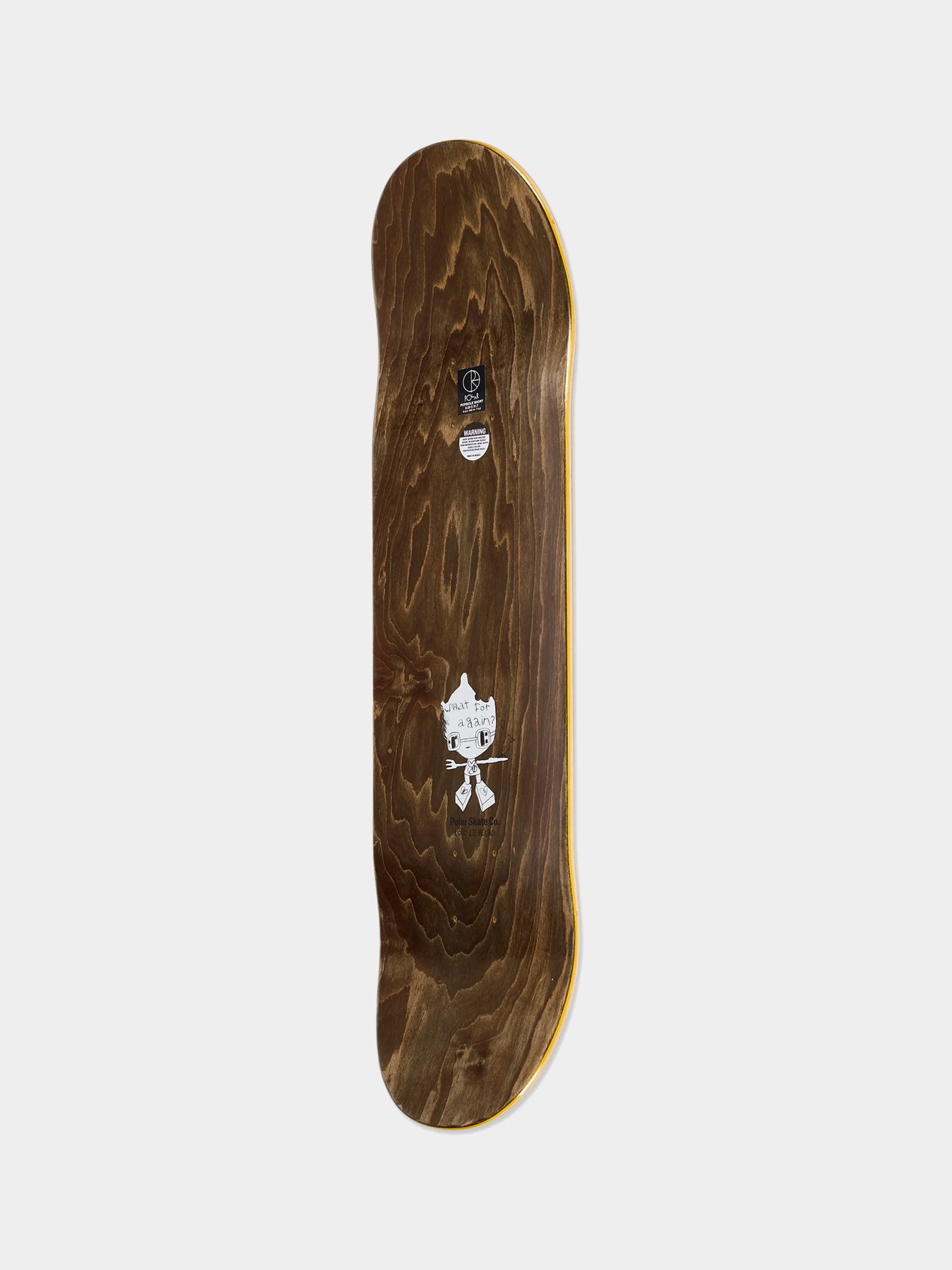 Polar Skate Deck Oski I Think You Perfect SHORT (brown)