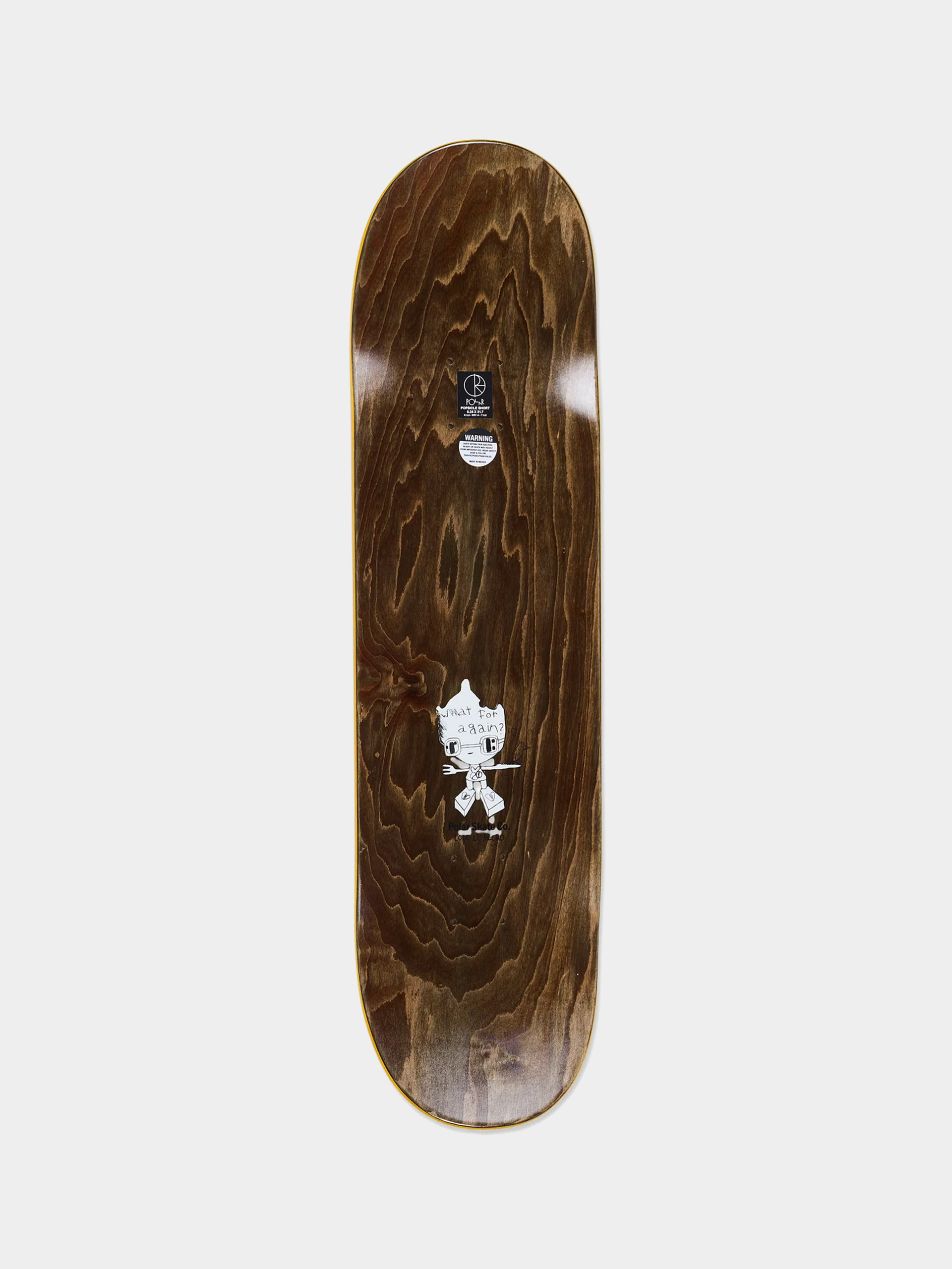 Polar Skate Deck Oski I Think You Perfect SHORT (brown)