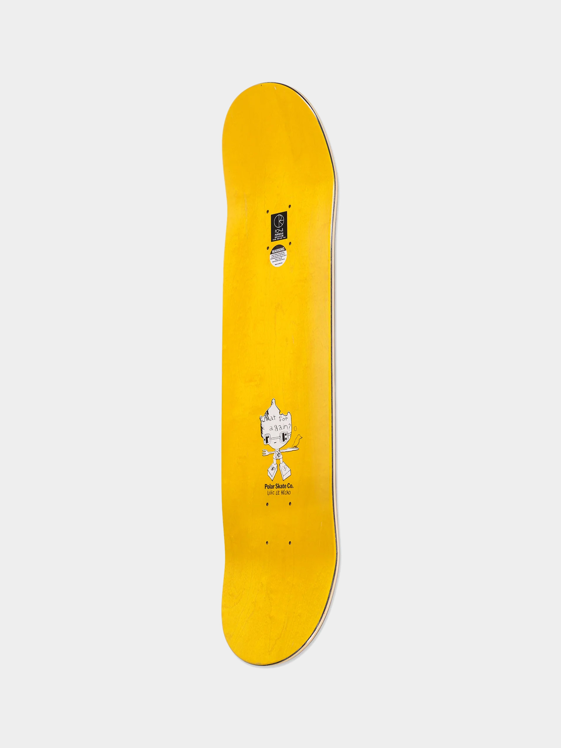Polar Skate Deck Oski I Think You Perfect (yellow)