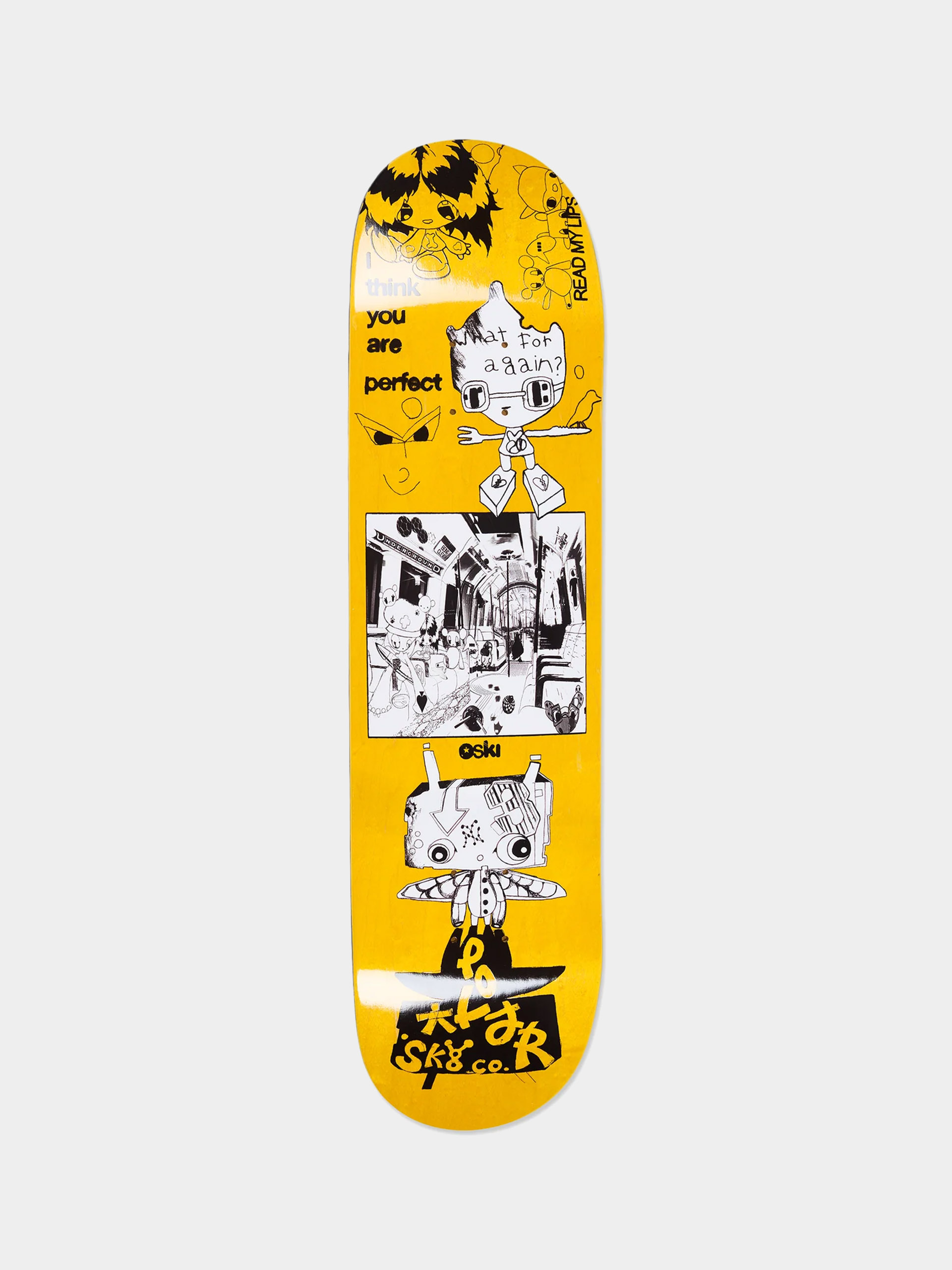 Polar Skate Deck Oski I Think You Perfect (yellow)