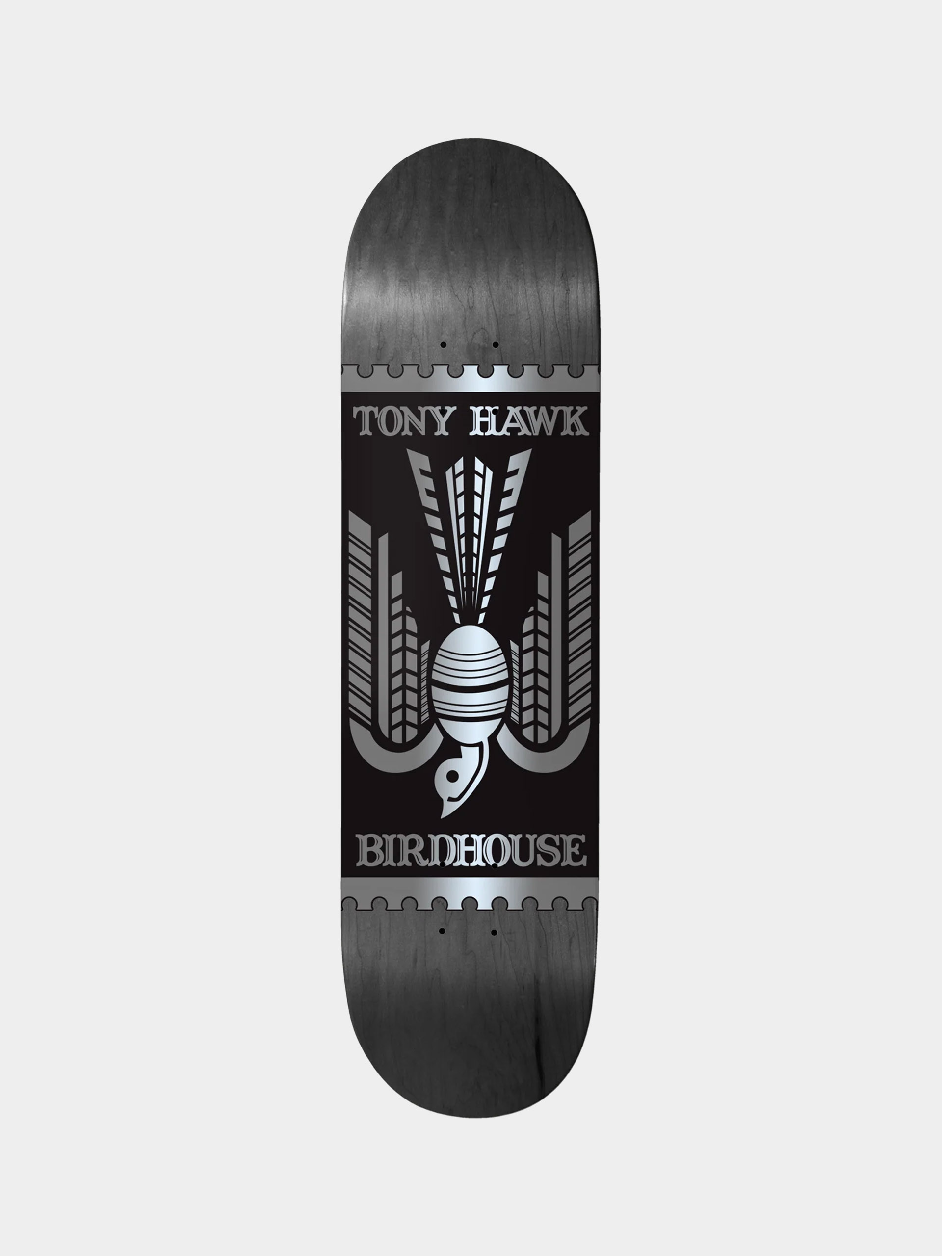 Birdhouse Deck Hawk Stamp (black)