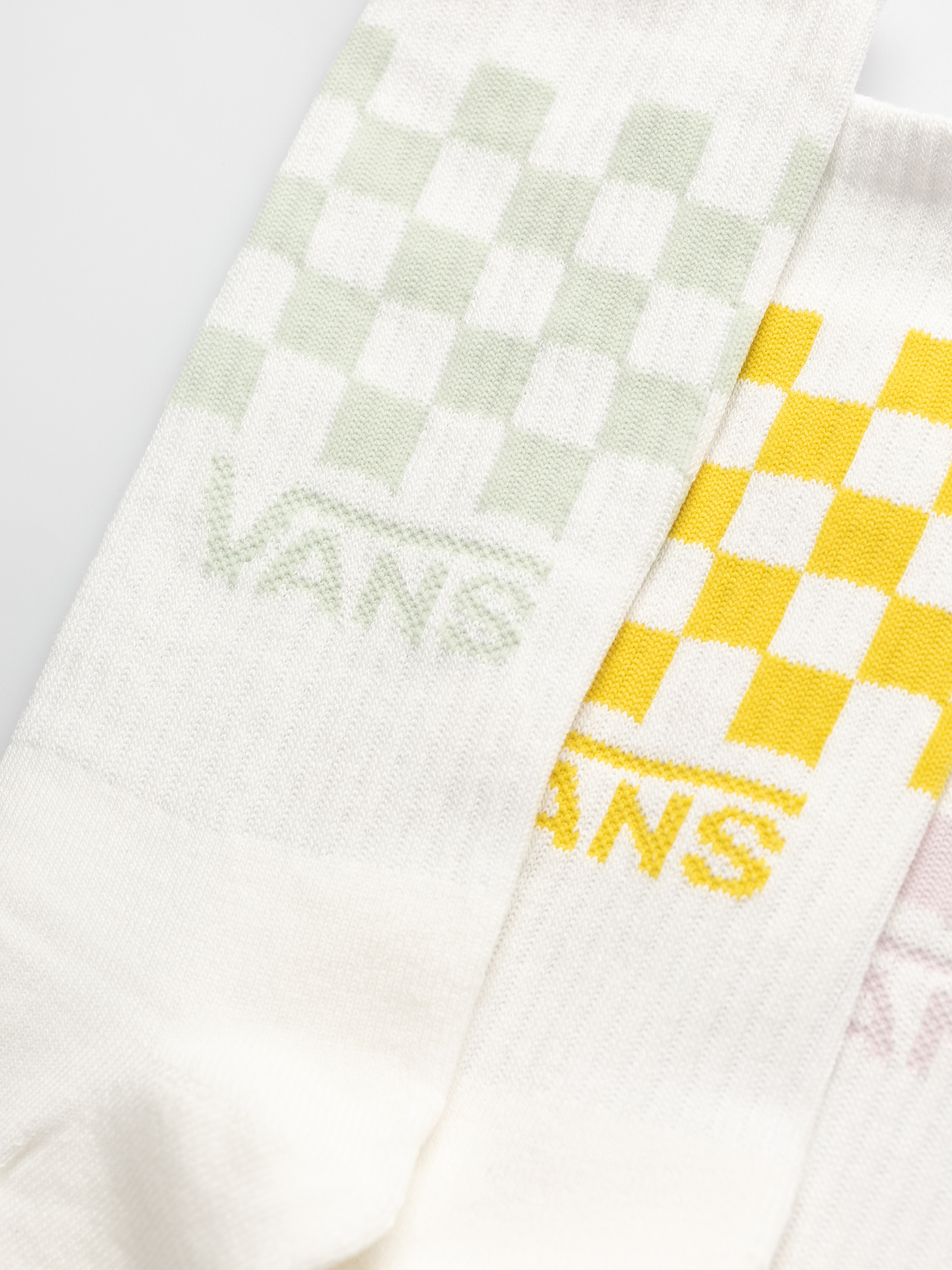 Vans Classic Check Crew Socks (dusty gold)