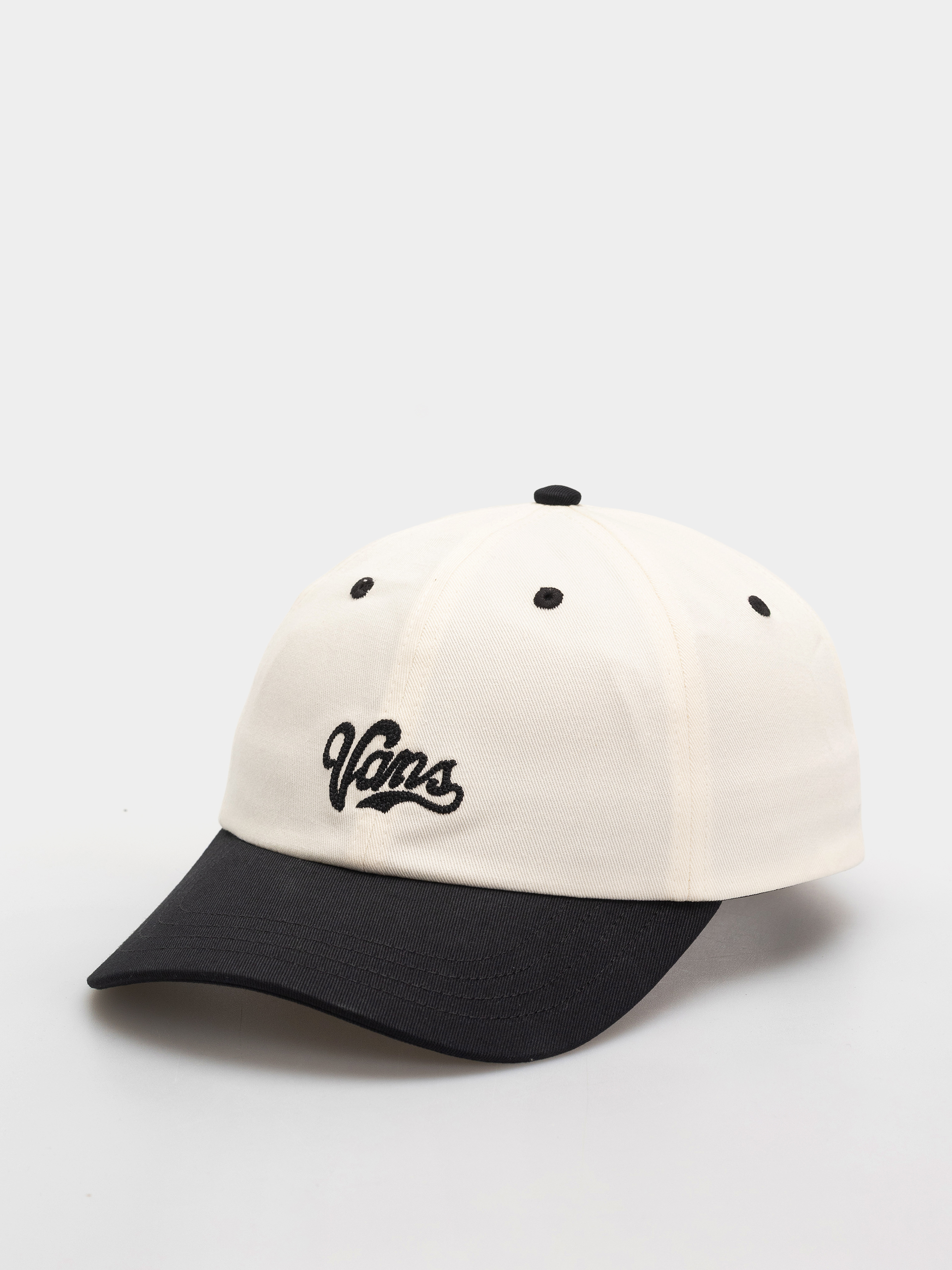 Vans Lefty Script Curved Bill Jockey Cap (black)