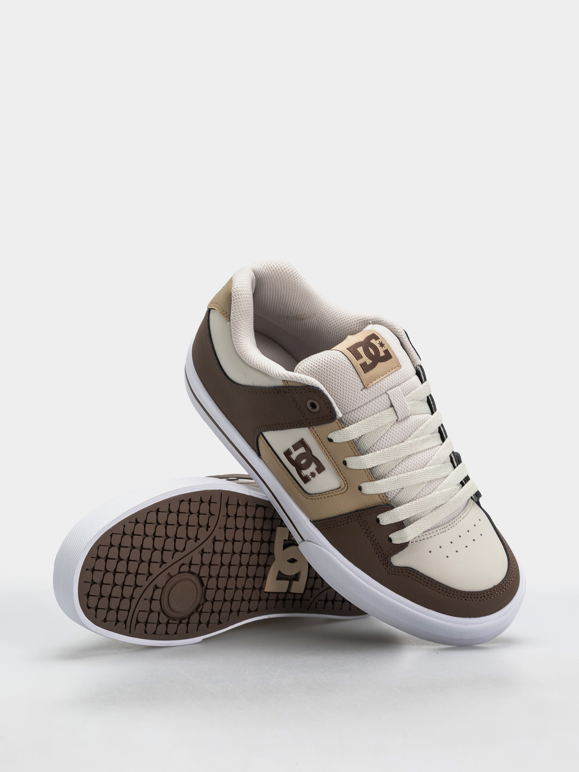 DC Pure Schuhe (brown/tan/offwhite)