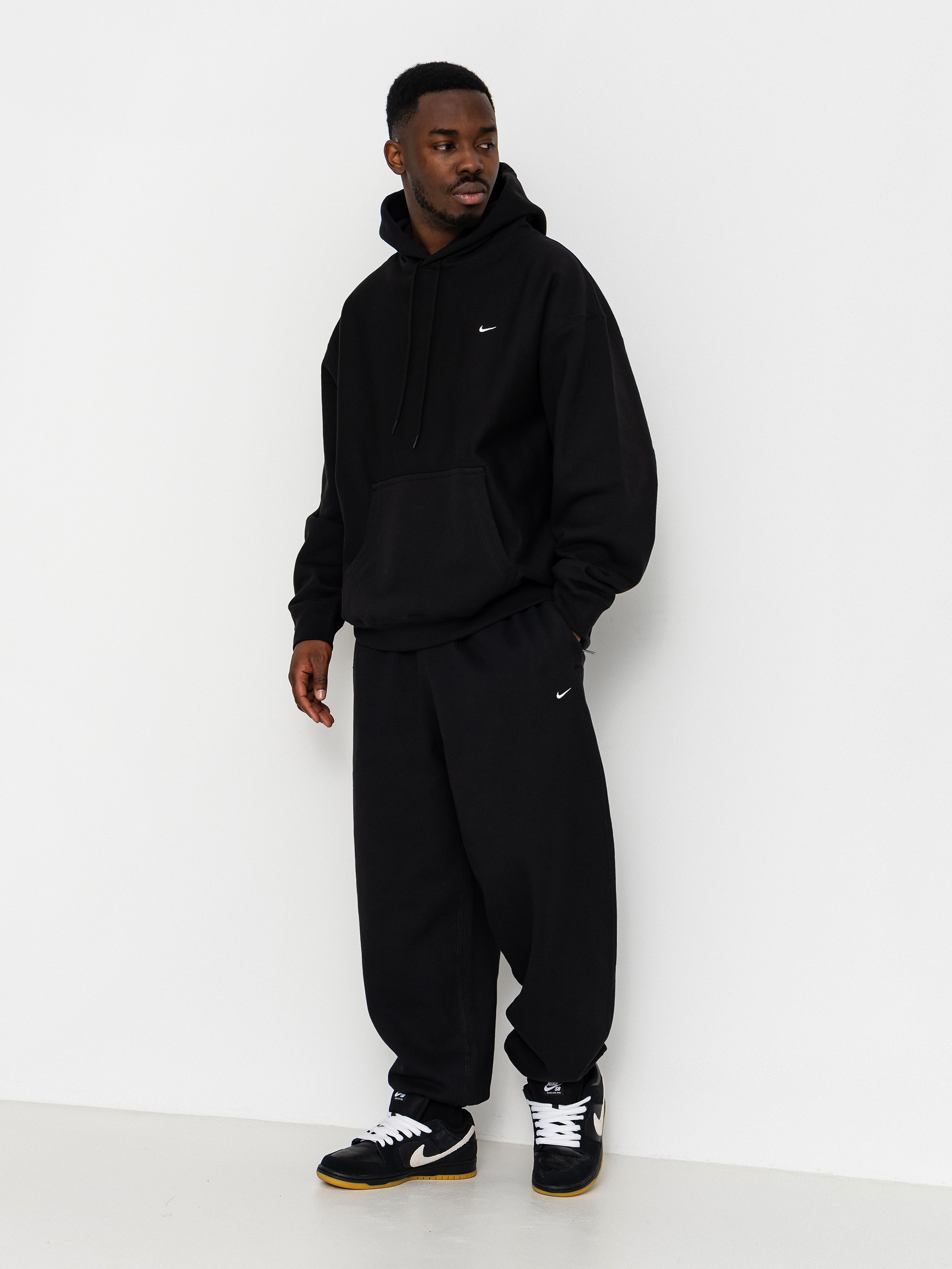 Nike SB Solo Swoosh HD Hoodie (black/black/white)