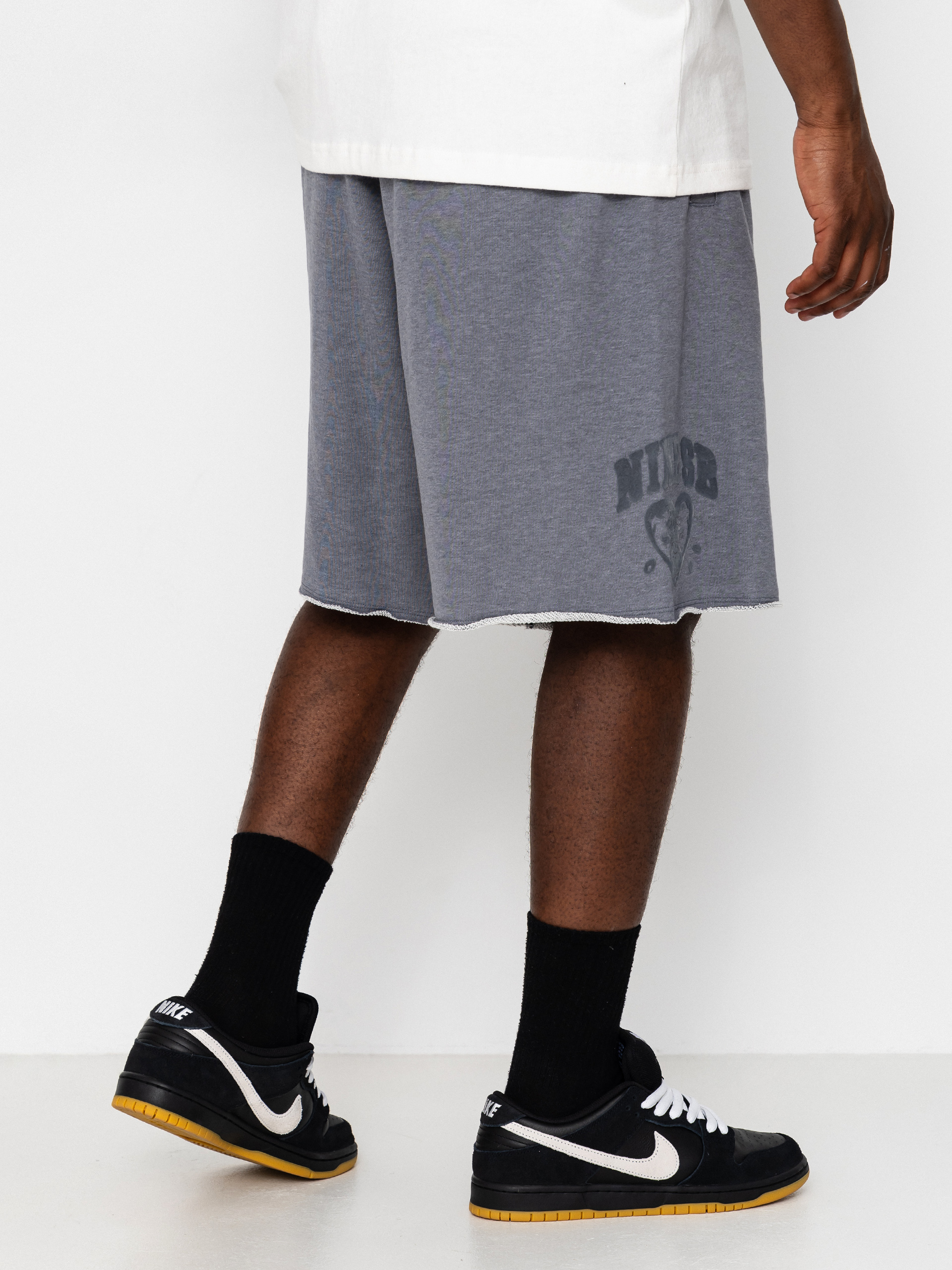Nike SB Shorts Gfx Flc (cool grey/htr/white)