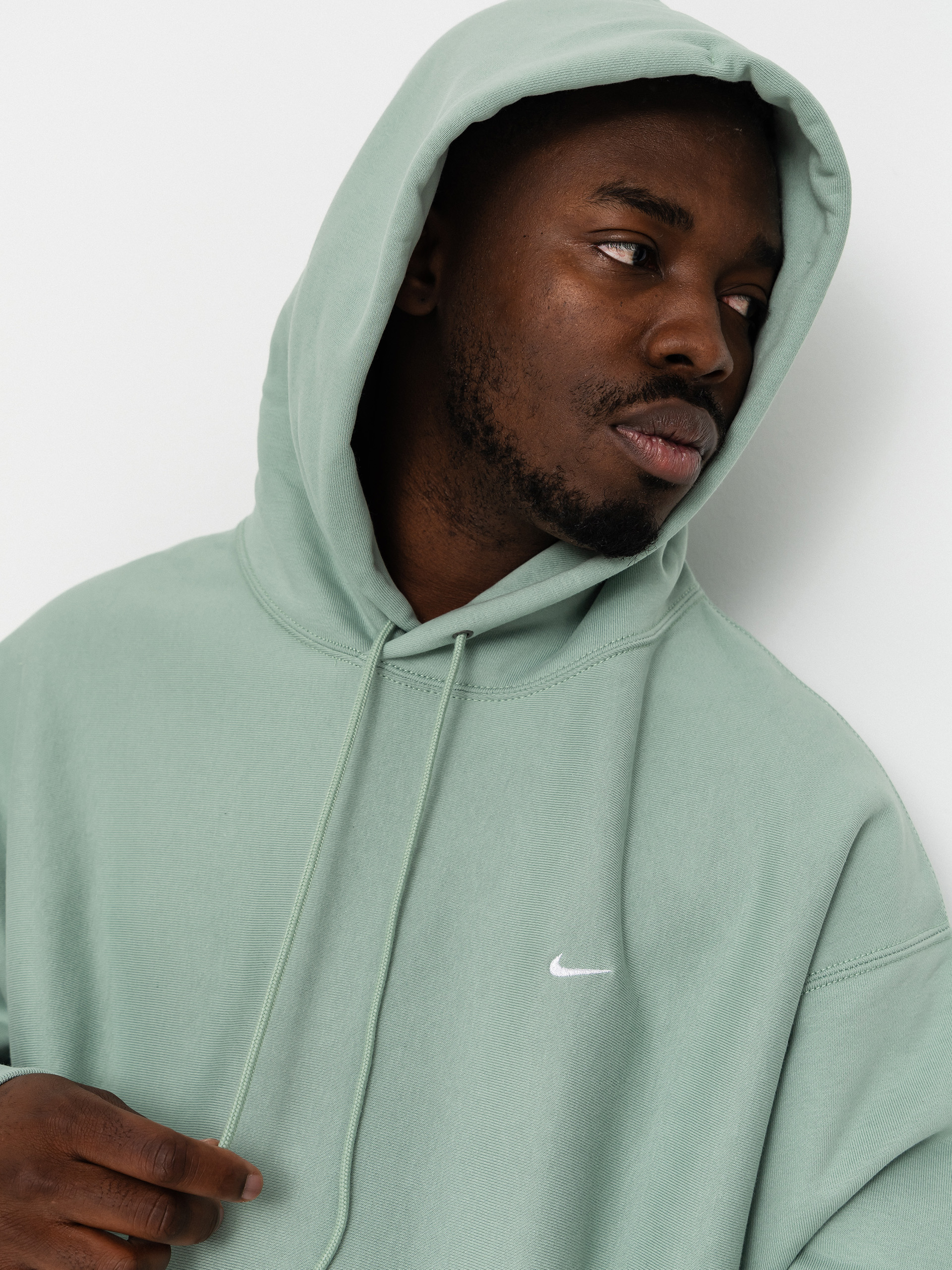 Nike SB Solo Swoosh HD Hoodie (steam/white)
