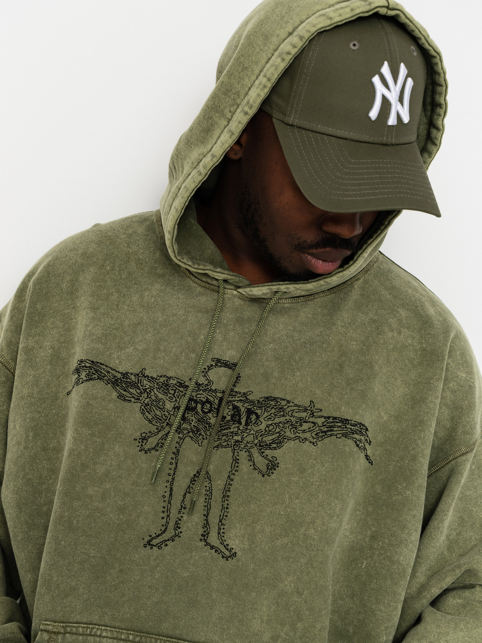 Polar Skate Hoodie Acid Frank Soul HD (army green)
