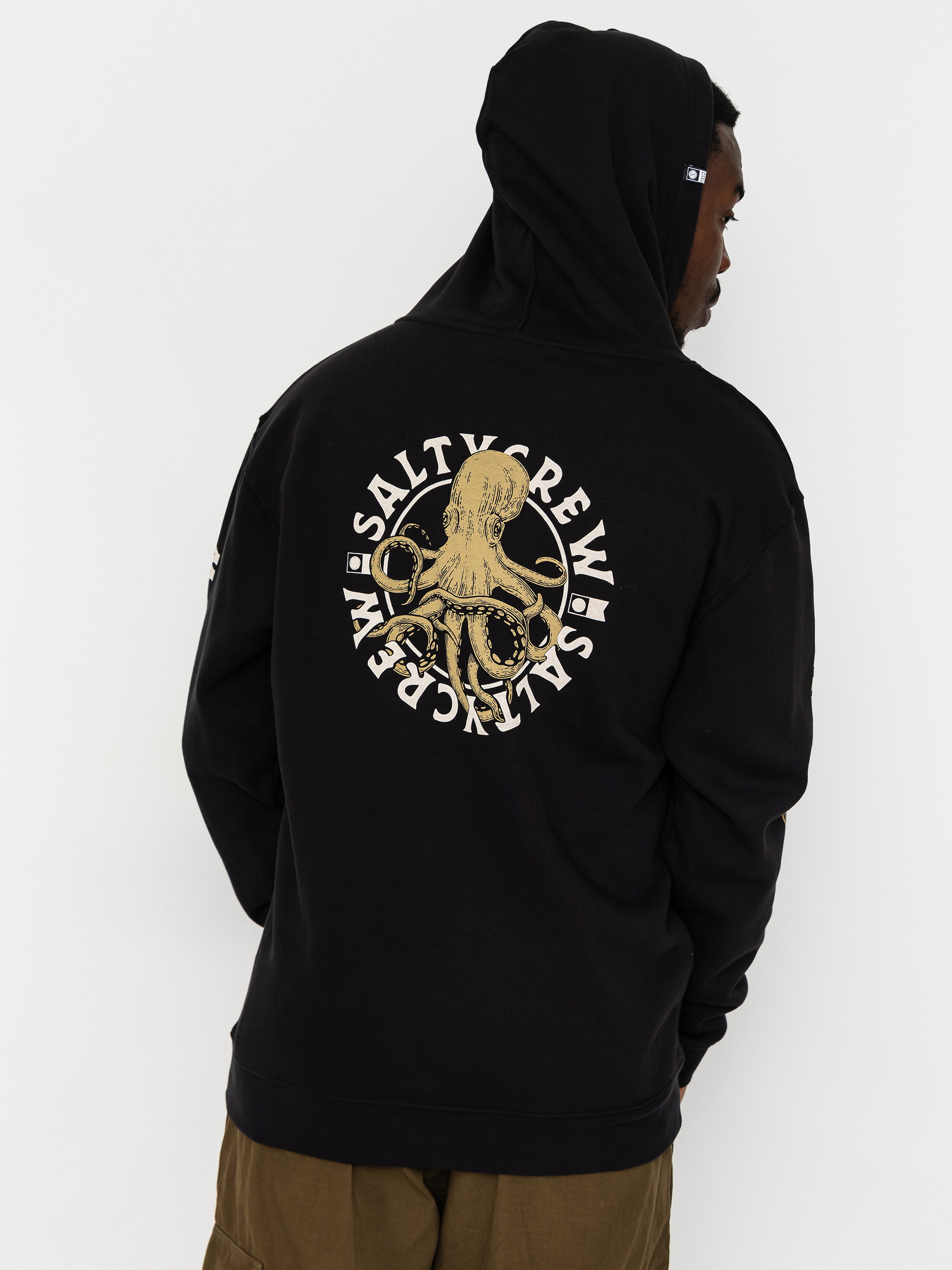 Salty Crew Hoodie Tentacles HD (black)