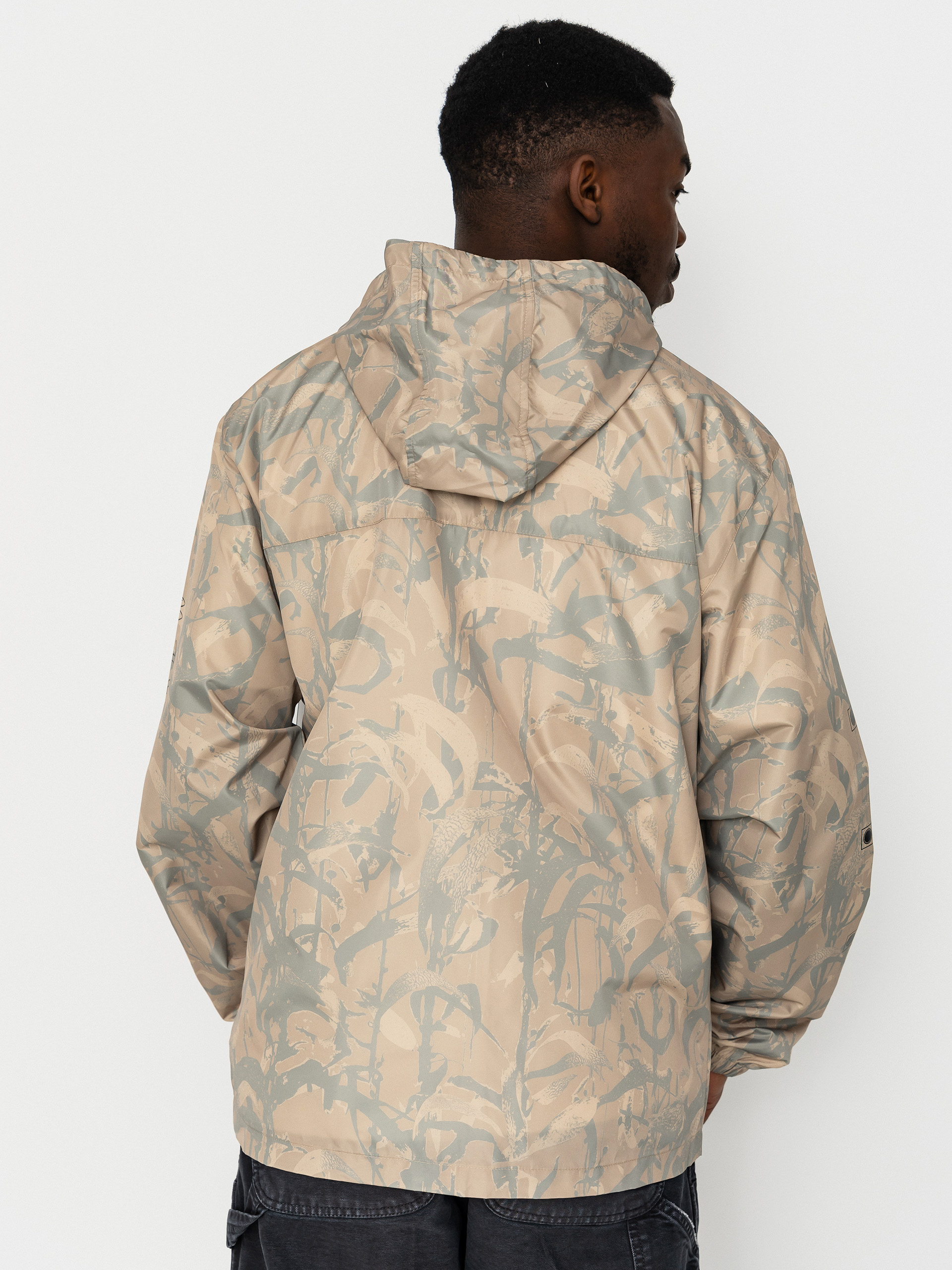 Salty Crew Surface Windbreaker Jacke (light camo)