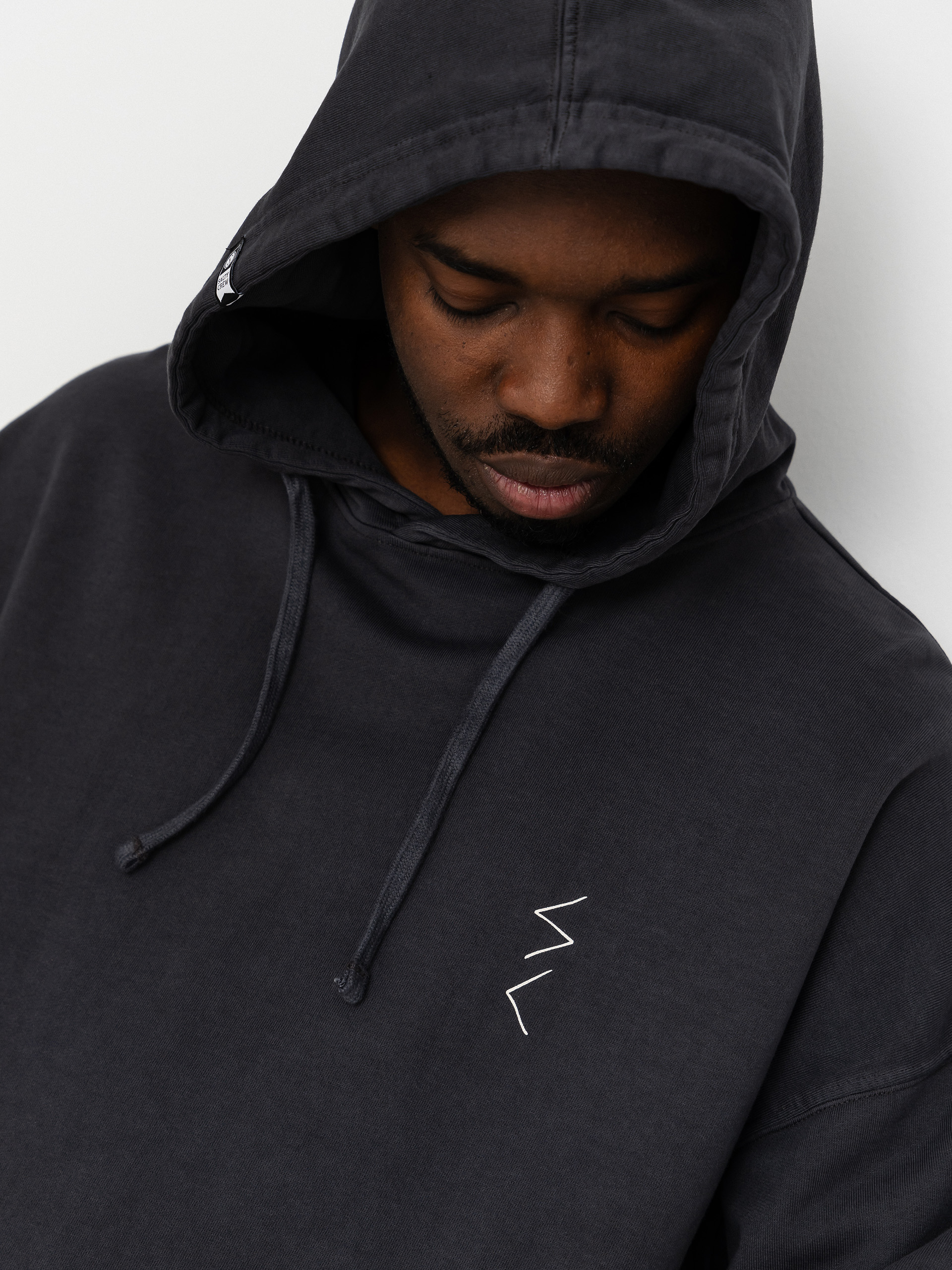 Salty Crew Hoodie Reel Lb HD (pirate black)
