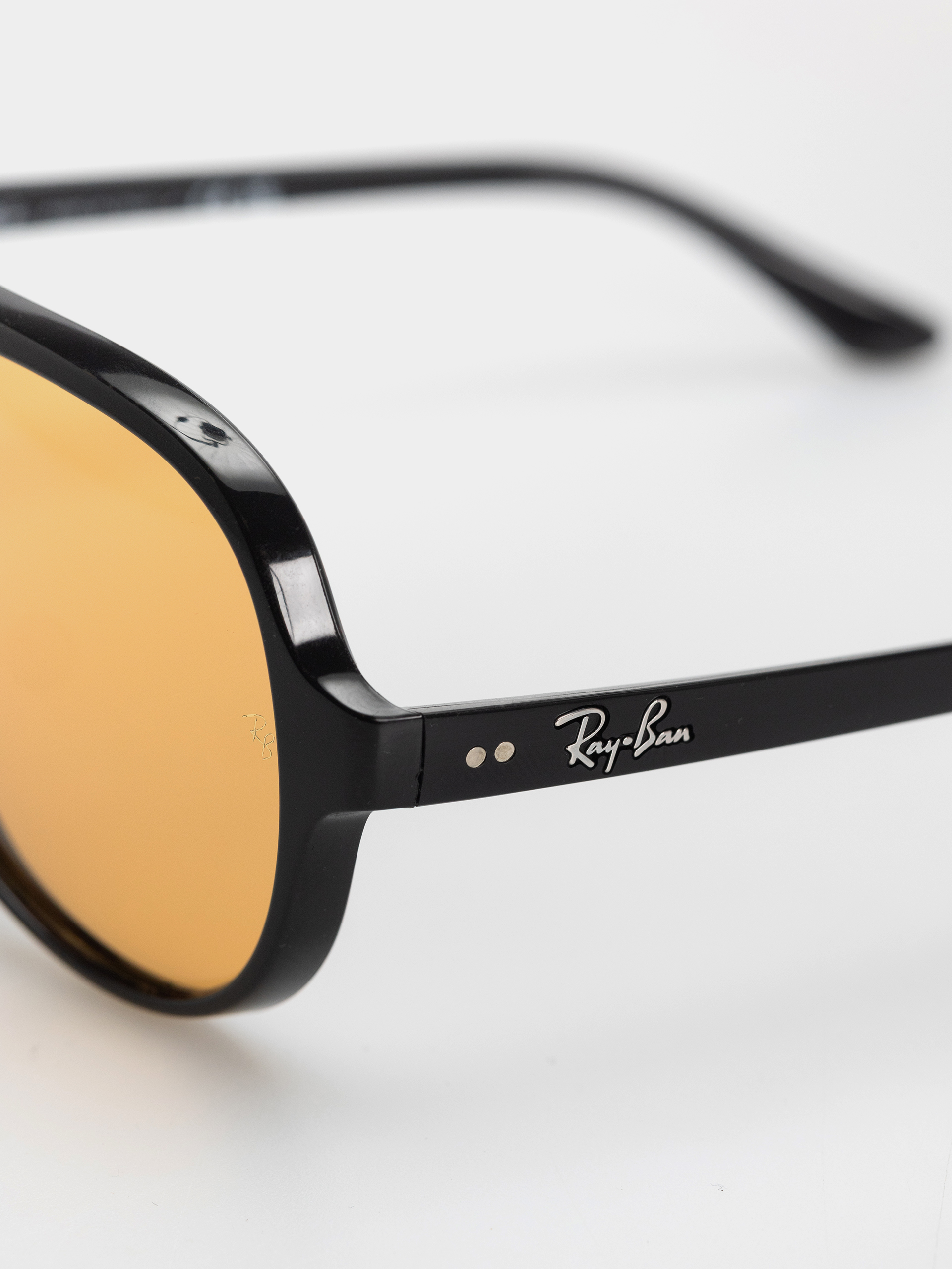 Ray-Ban Cats 5000 Classic Summer Capsule Sunglasses (polerowany czarny/pomarańczowy)