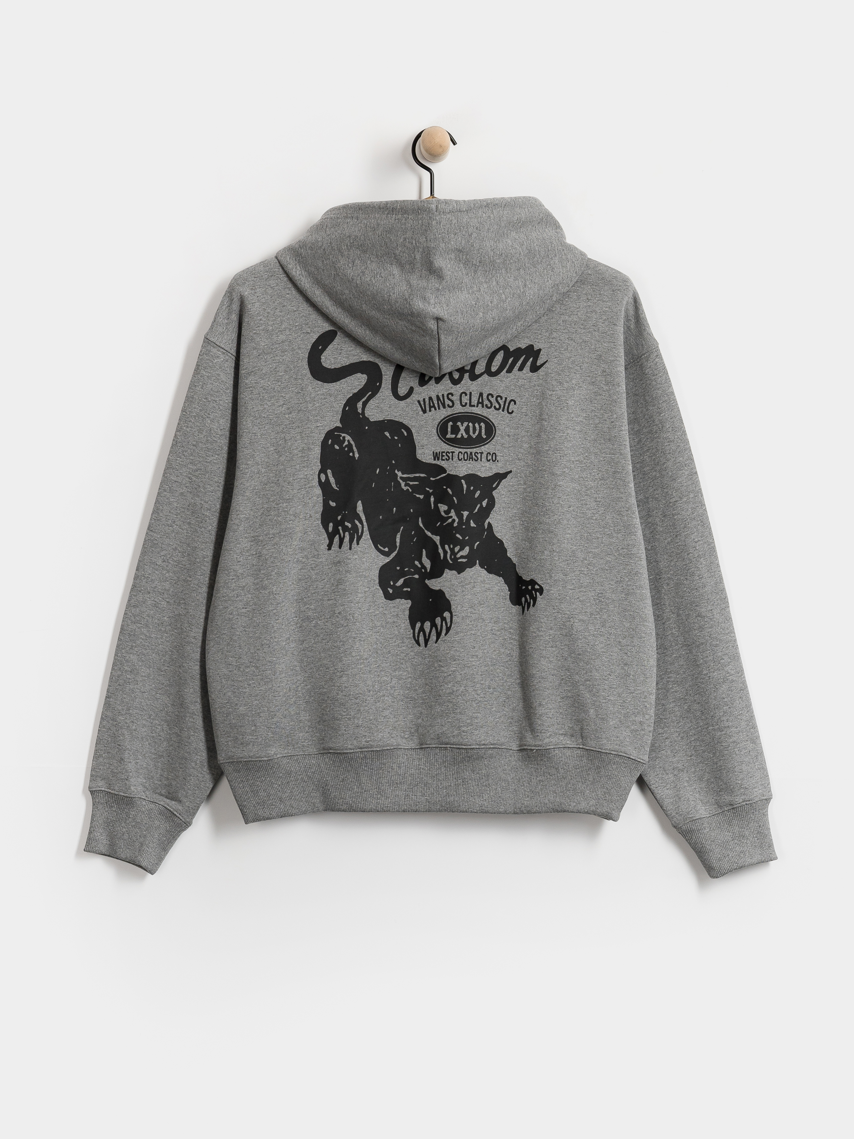 Vans Hoodie Custom Cat HD (cement heather)