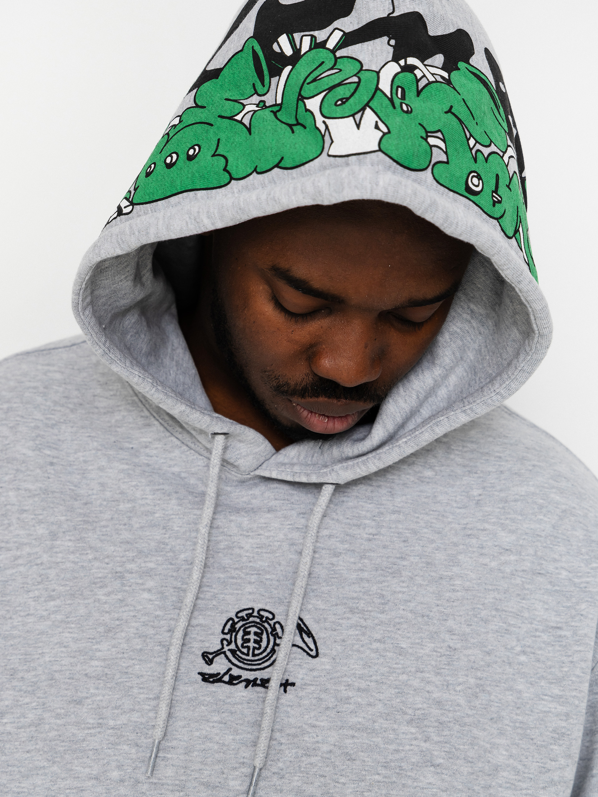Element Hoodie Horn HD (mid grey heather)