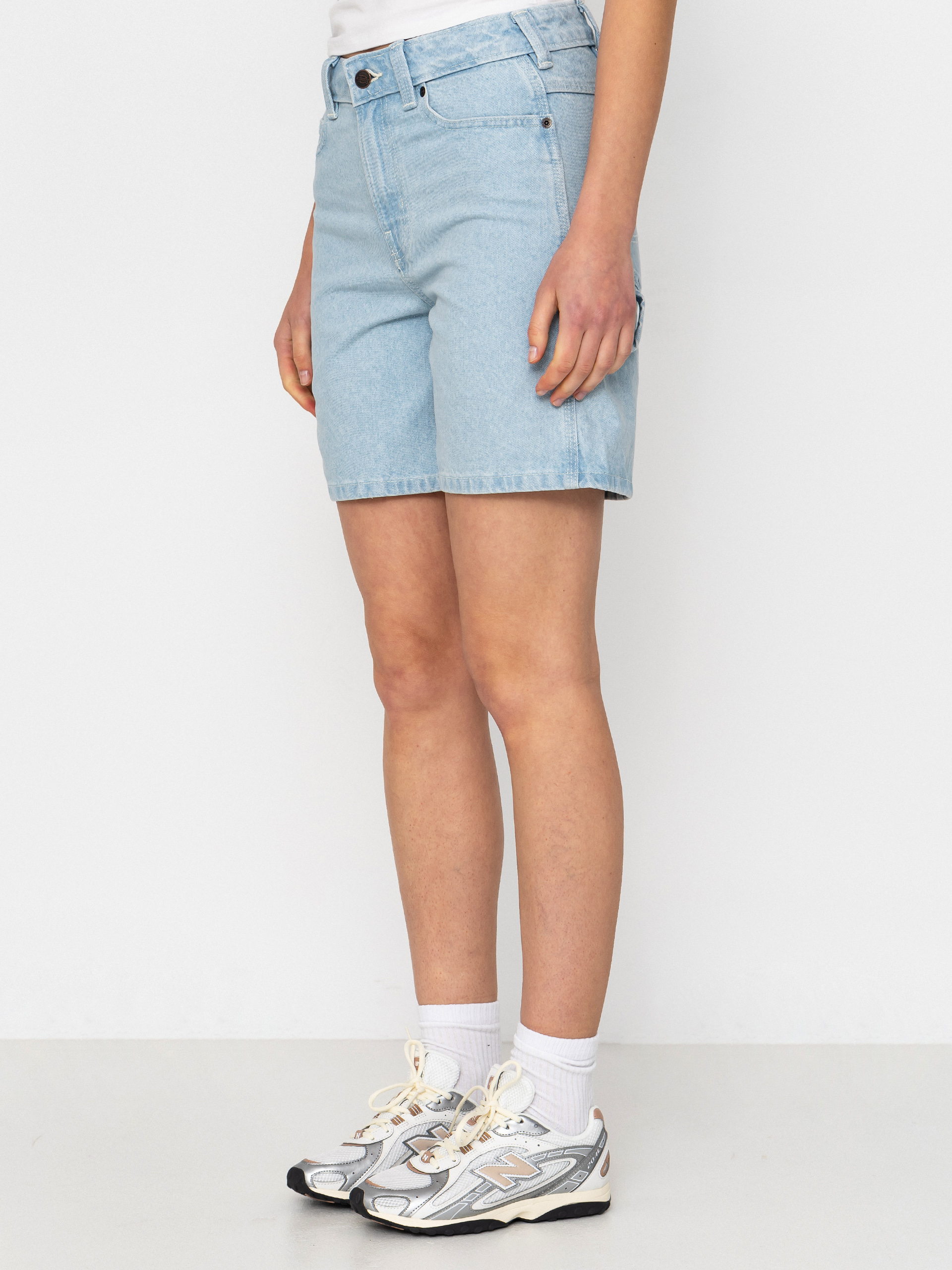 Dickies 993 7 Inch Carpenter Wmn Shorts (vintage aged blue)