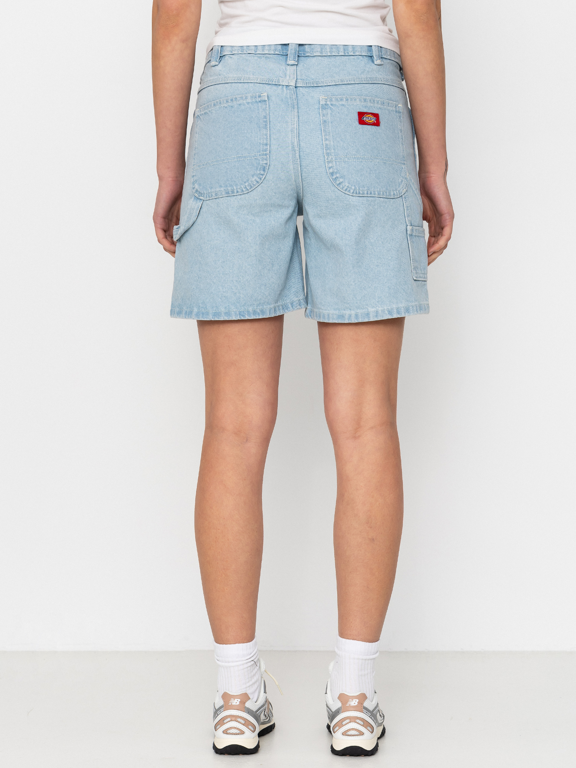 Dickies 993 7 Inch Carpenter Wmn Shorts (vintage aged blue)