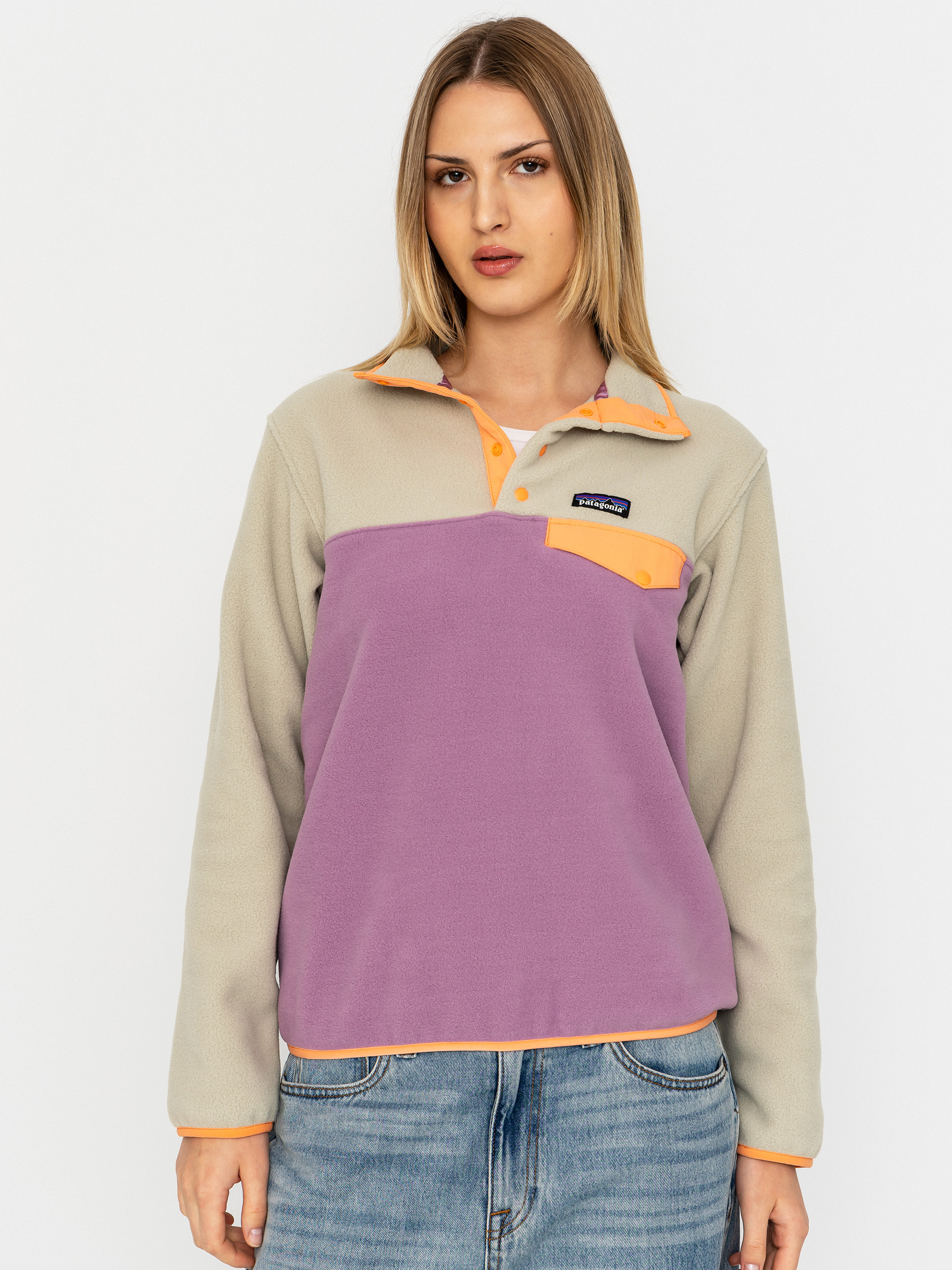 Patagonia Lightweight Synchilla Snap T Wmn Fleece Jacke (light violet)