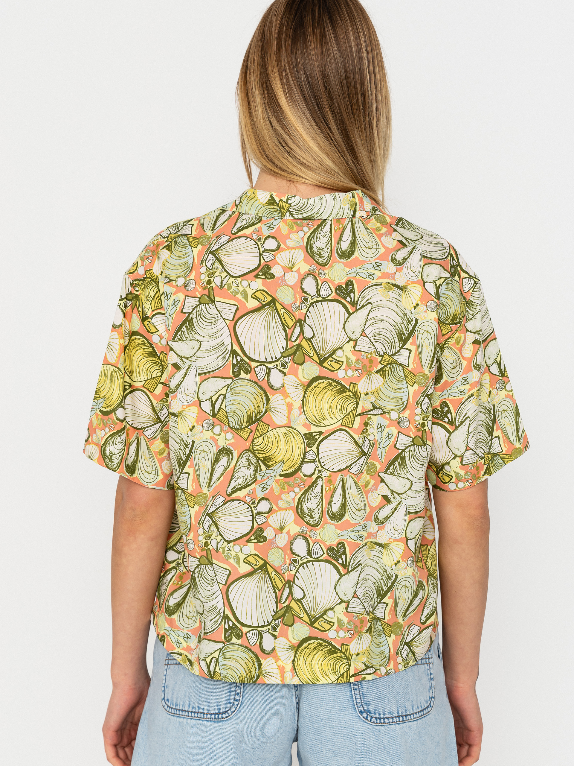 Patagonia Tidal Threads Wmn Shirt (shelly shelly/mellow melon)