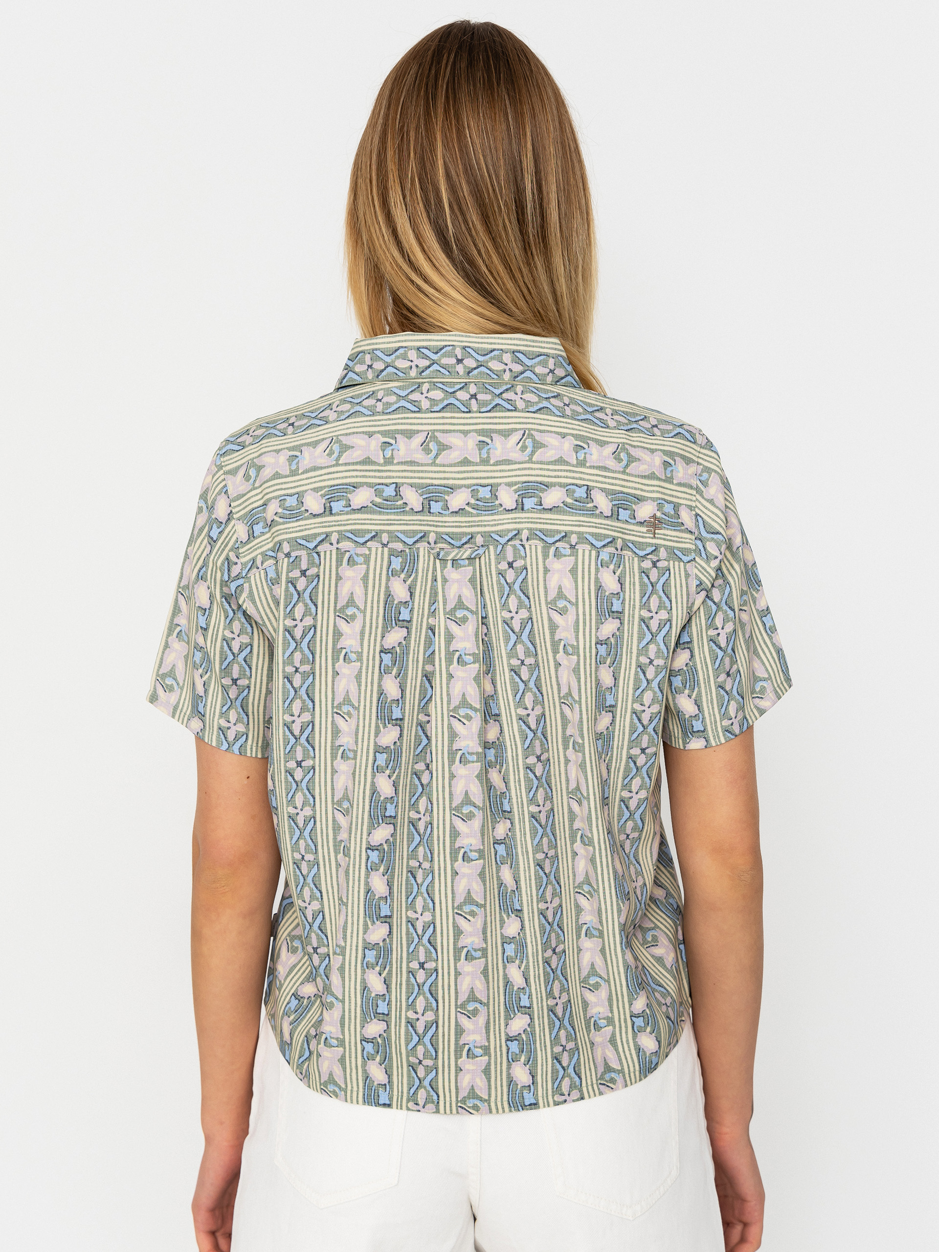 Royal Robbins Camino Pucker Wmn Hemd (sage leaf botanist pt)