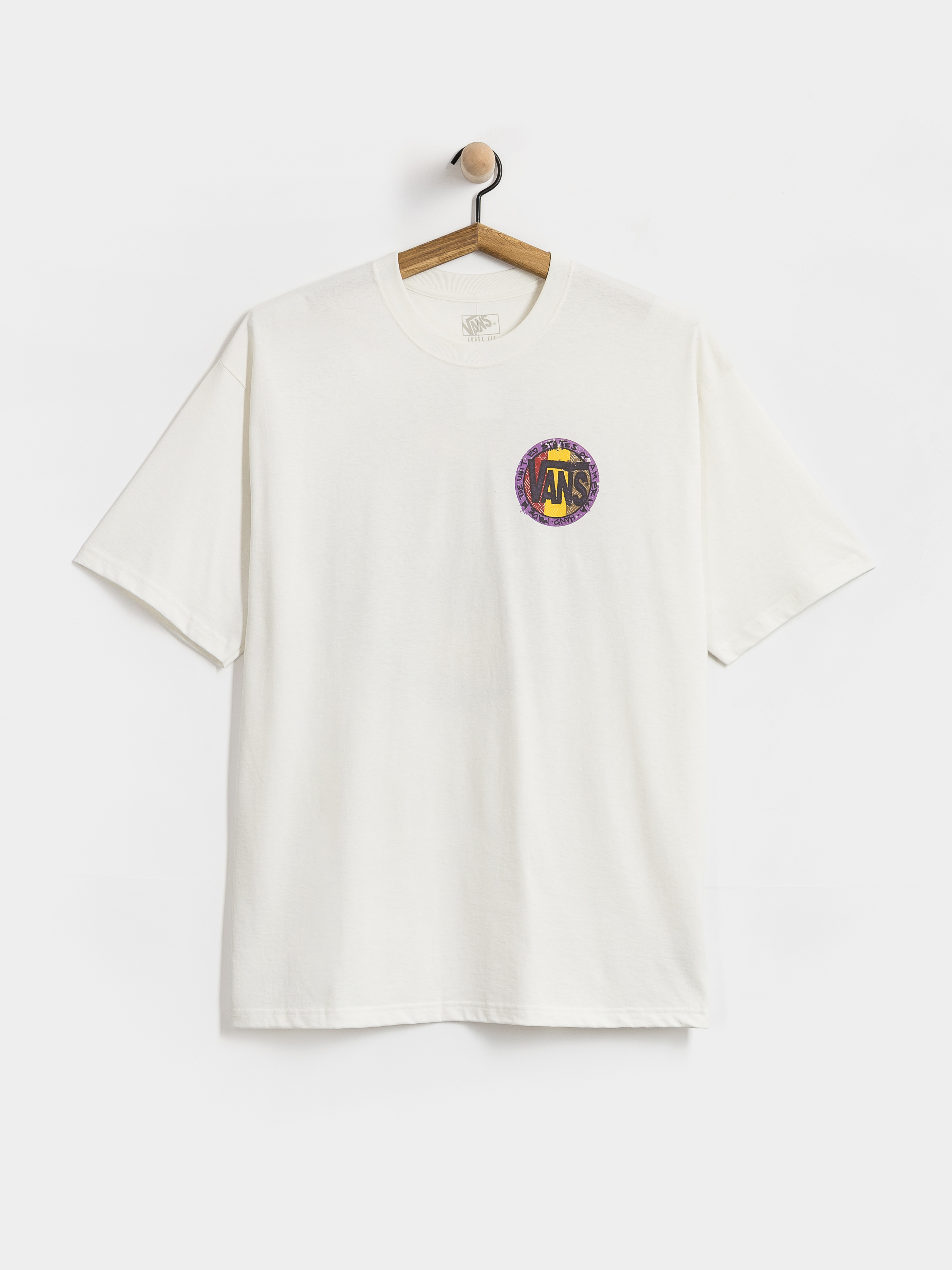 Vans T-Shirt Blotched Circle (marshmallow)