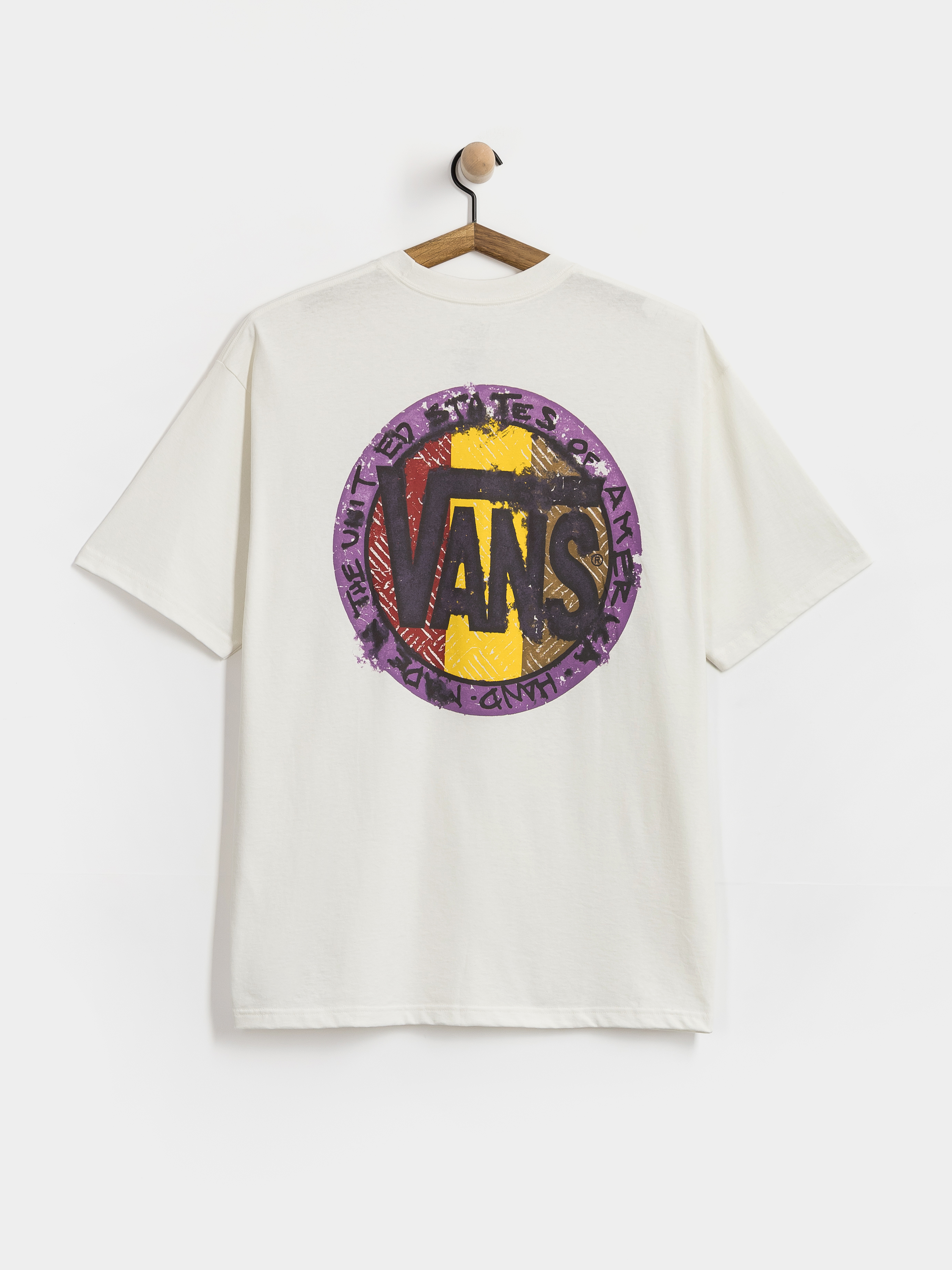 Vans T-Shirt Blotched Circle (marshmallow)