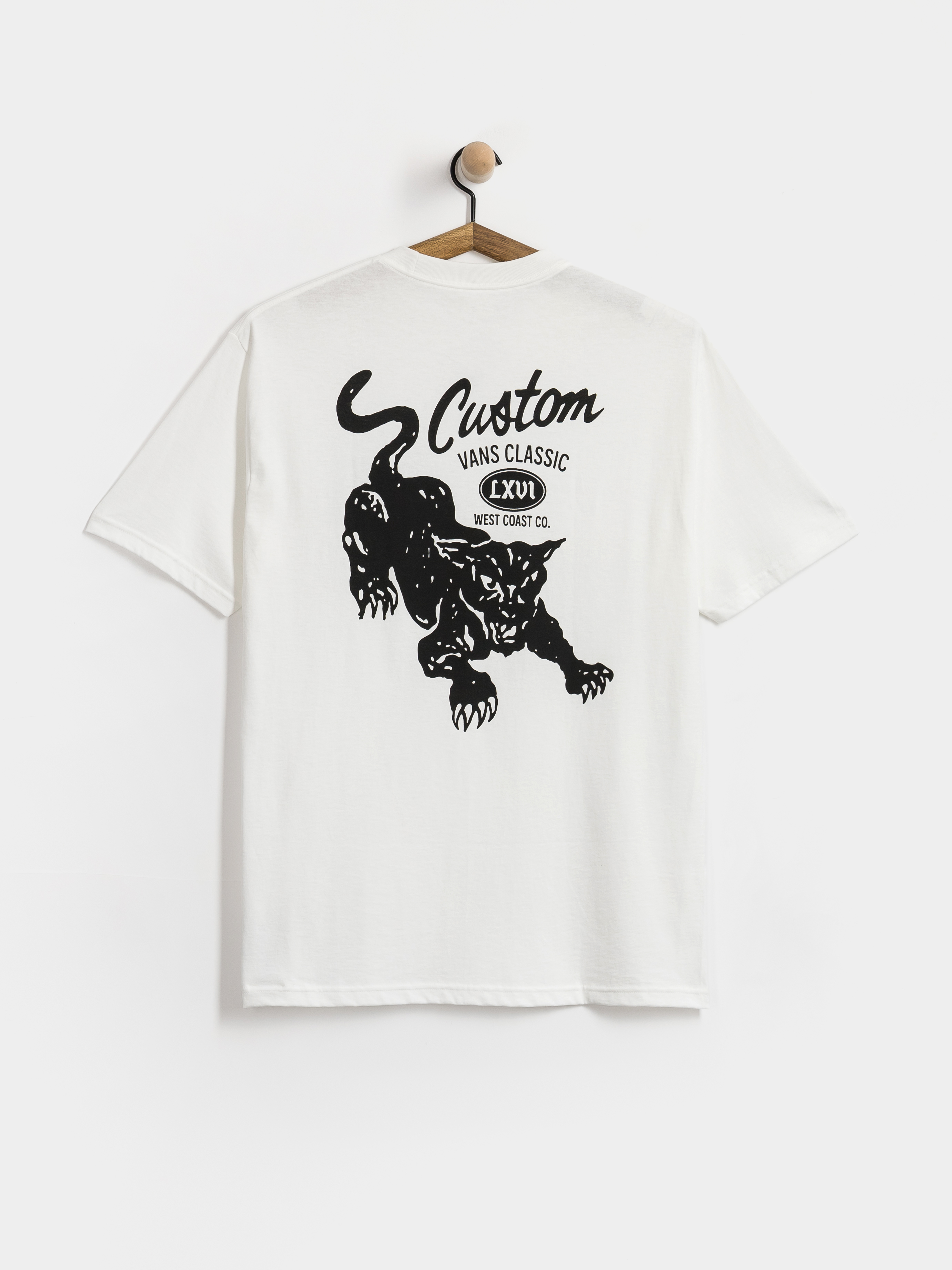 Vans T-Shirt Custom Cat (white)