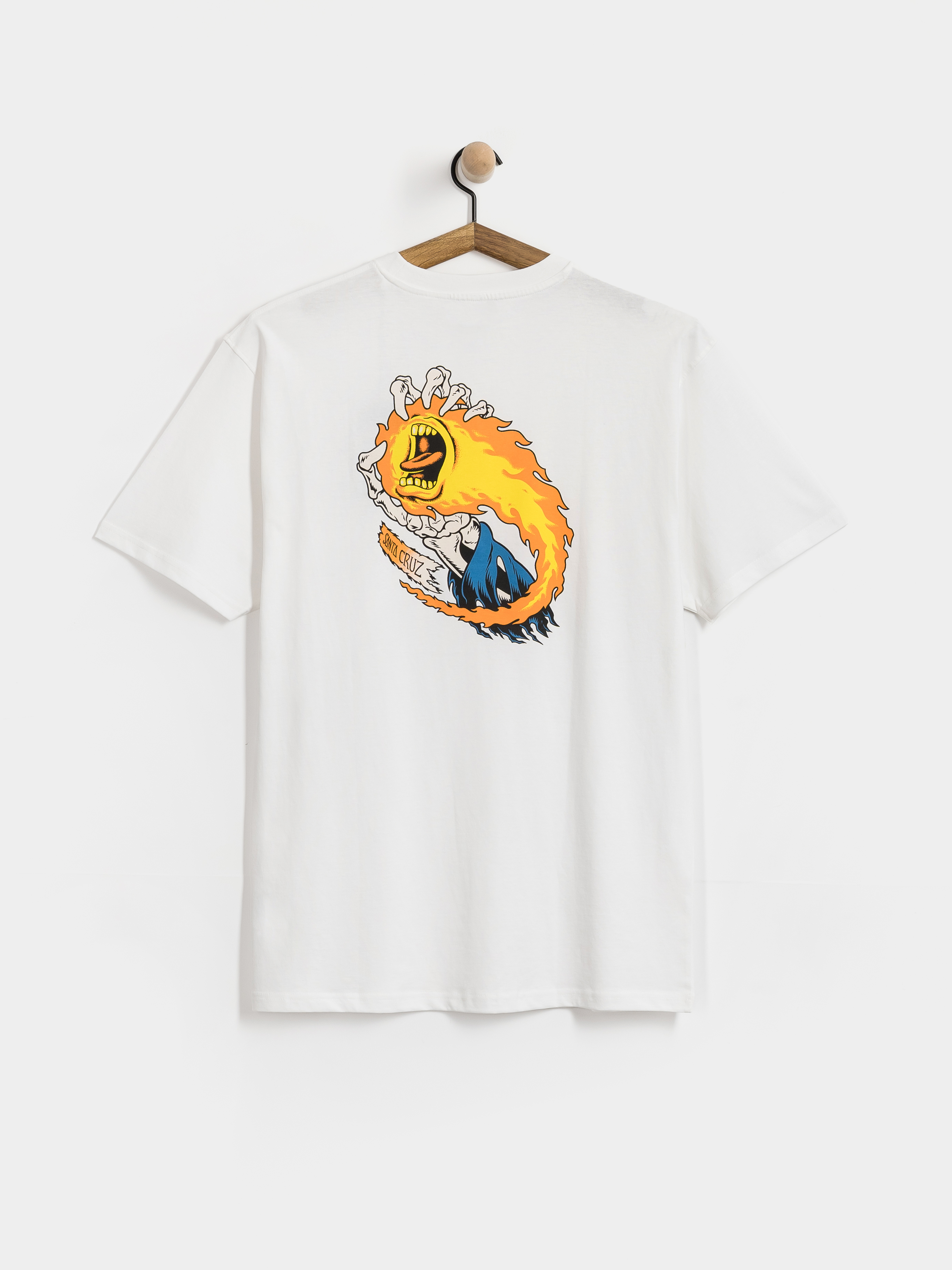 Santa Cruz T-Shirt O'Brien Scream Reaper - white (white)