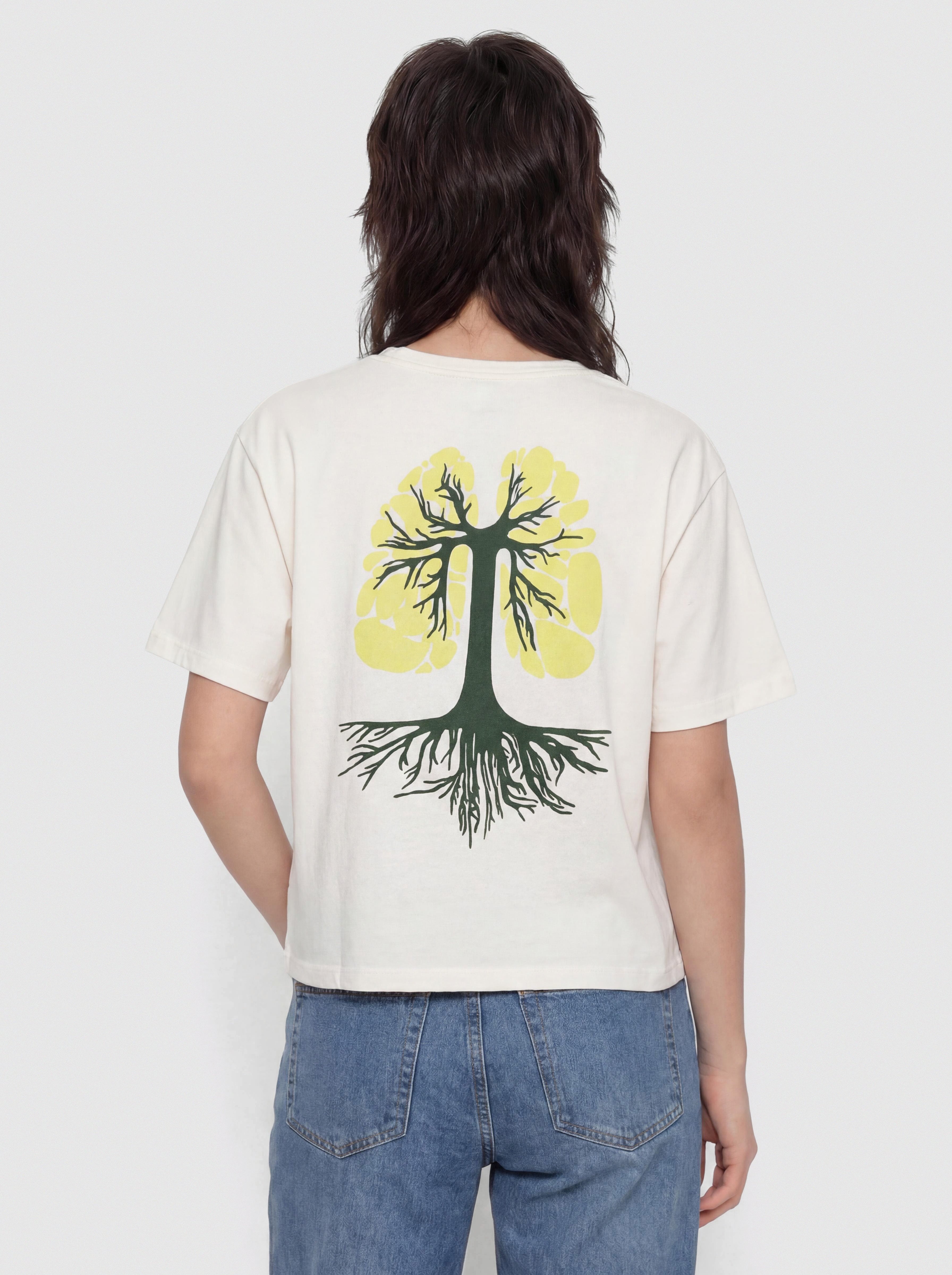 Patagonia Run Like Roots Wmn T-Shirt (undyed natural)