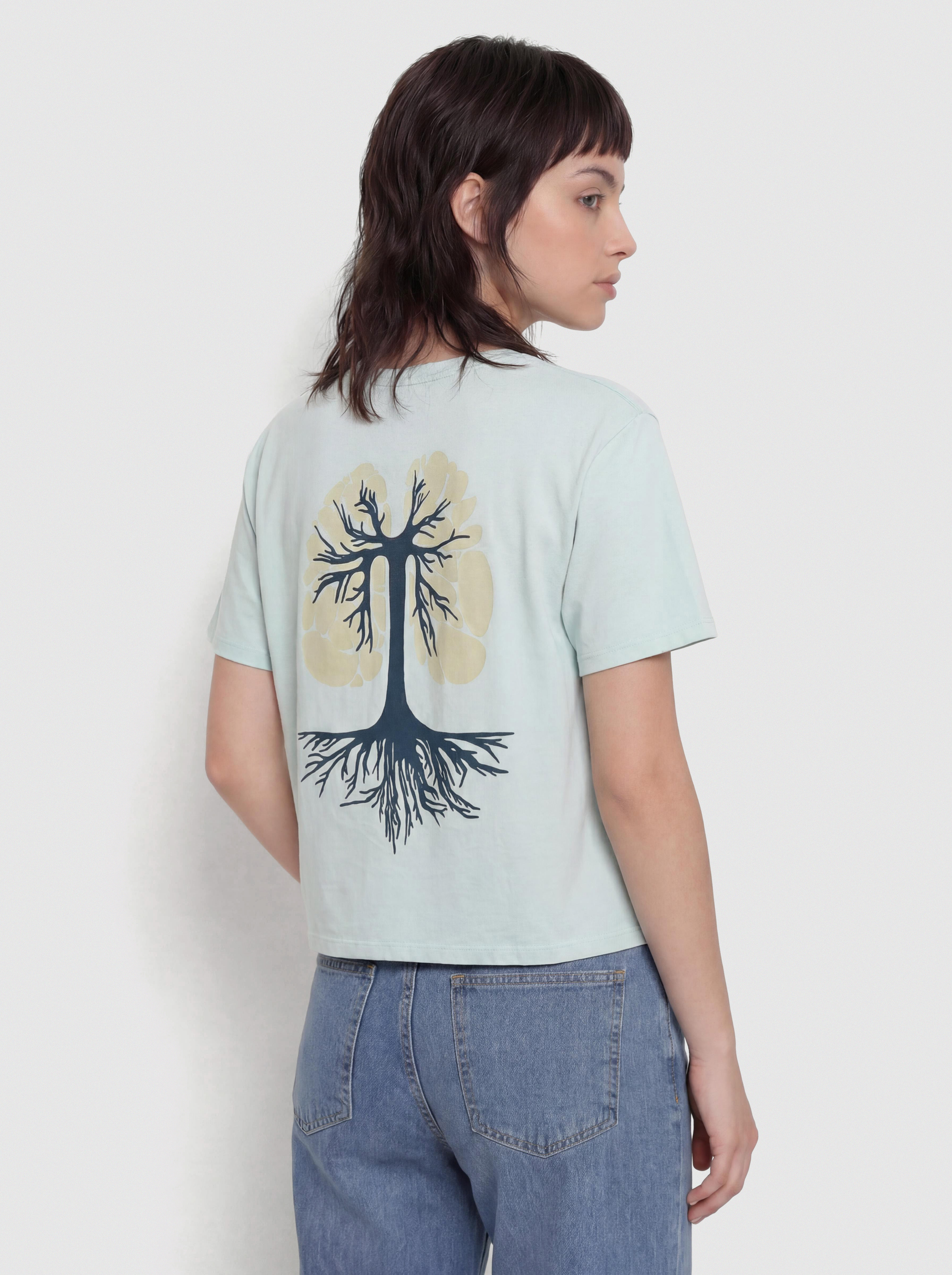 Patagonia Run Like Roots Wmn T-Shirt (thin ice)
