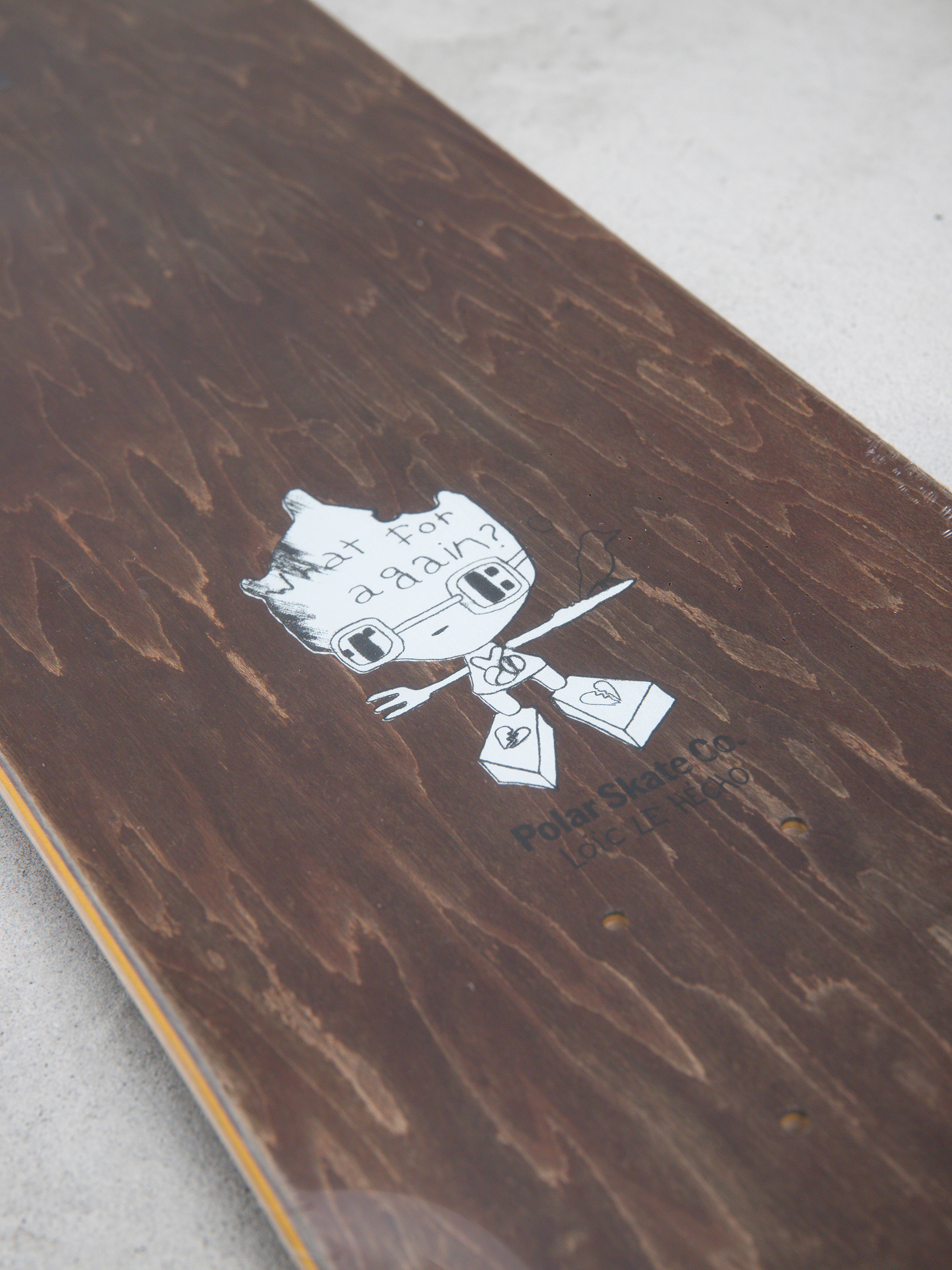 Polar Skate Deck Oski I Think You Perfect SHORT (brown)