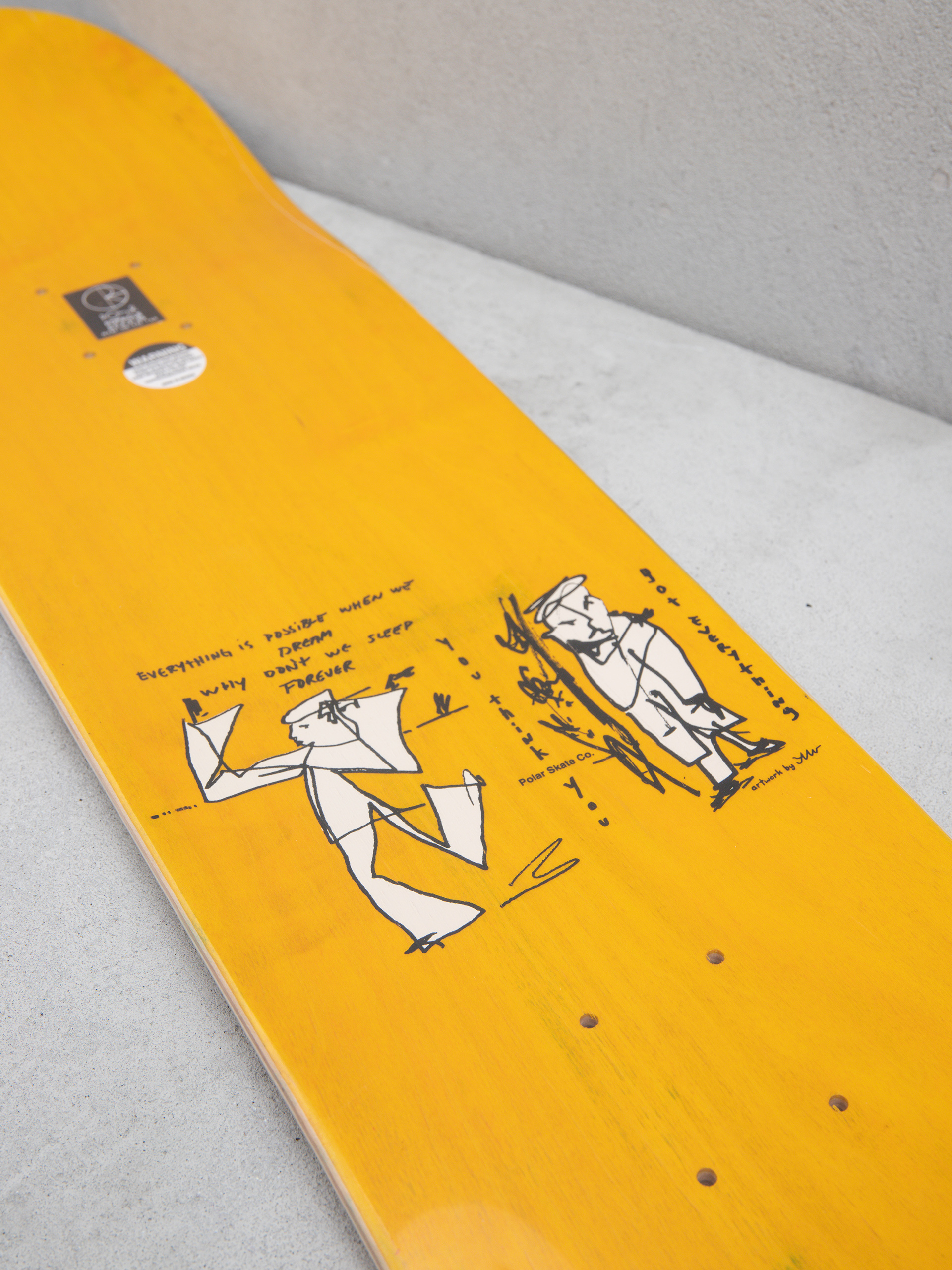 Polar Skate Deck Team Alv Sleep Forever