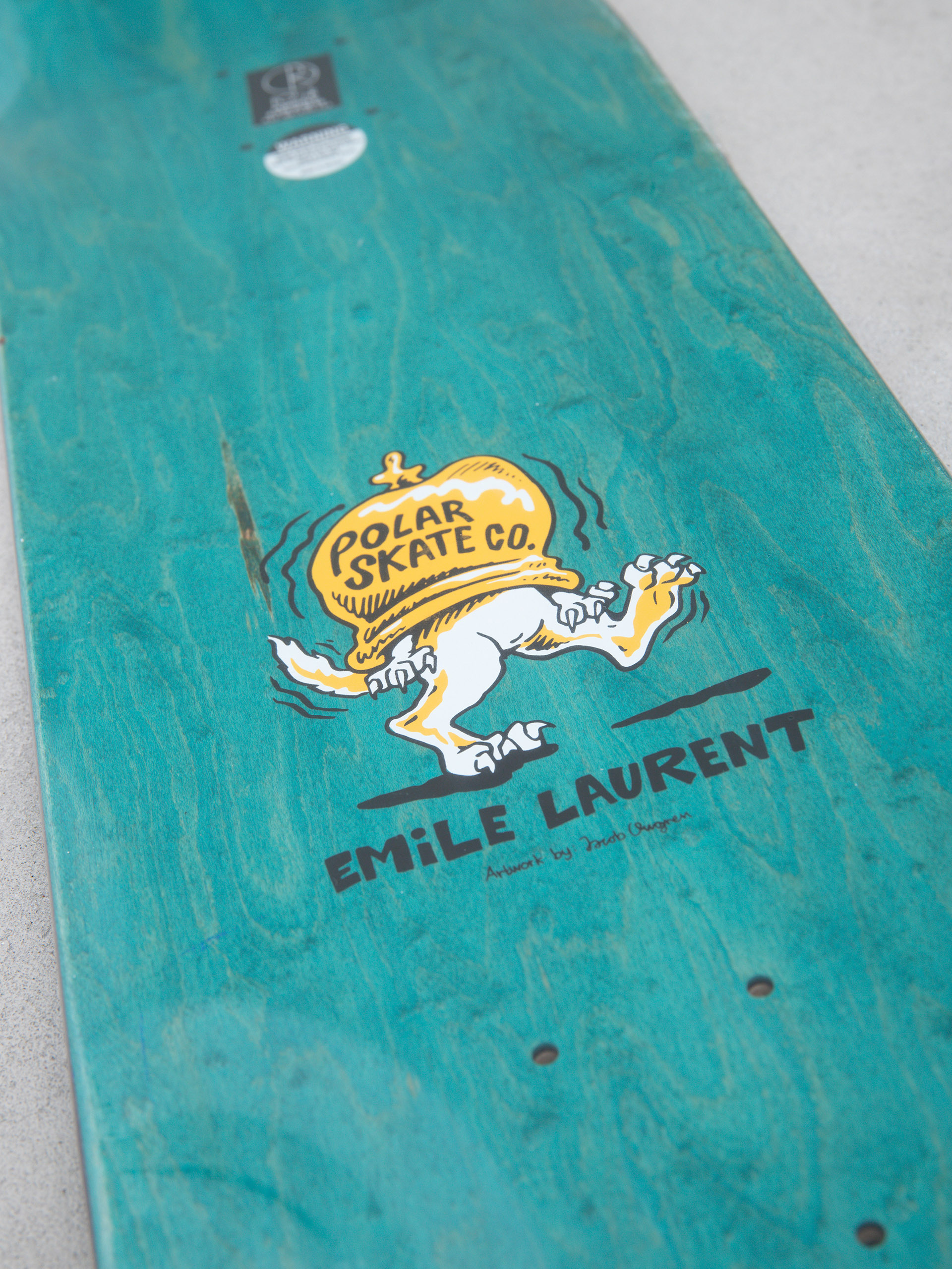 Polar Skate Deck Emile Laurent Accordion Dog