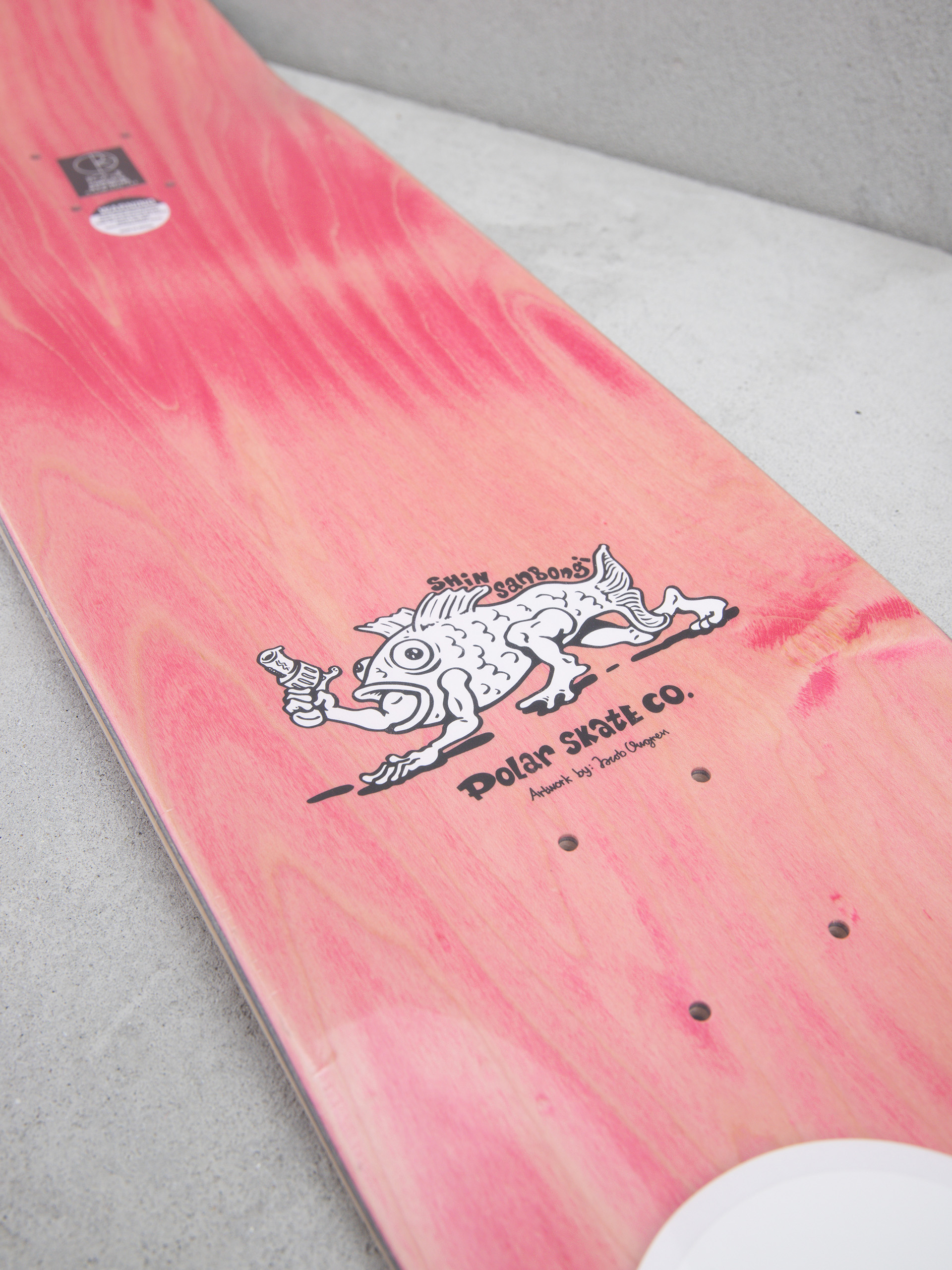 Polar Skate Deck Shin Sanbongi Bongi Boy (pink)