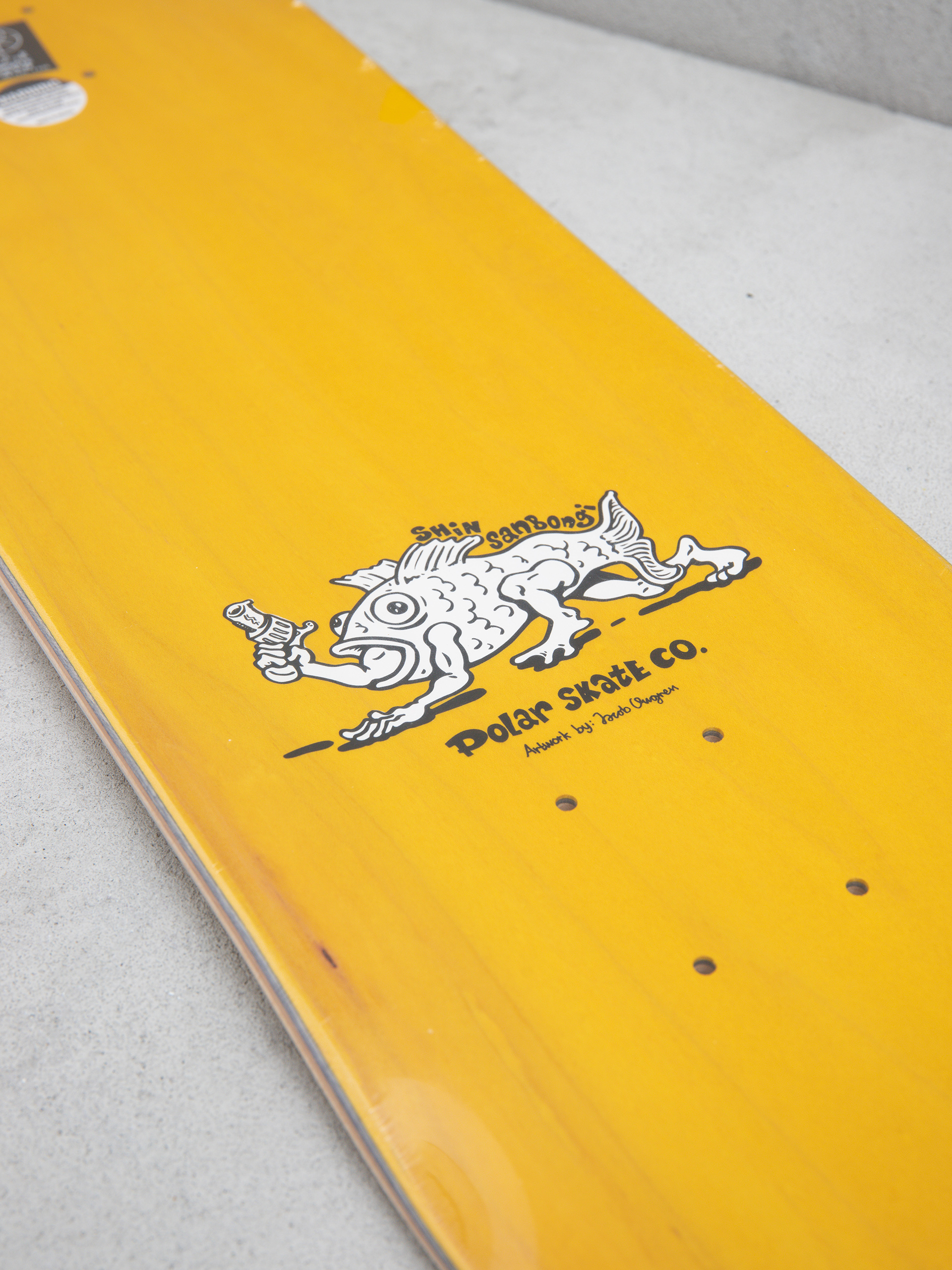 Polar Skate Deck Shin Sanbongi Bongi Boy (yellow)