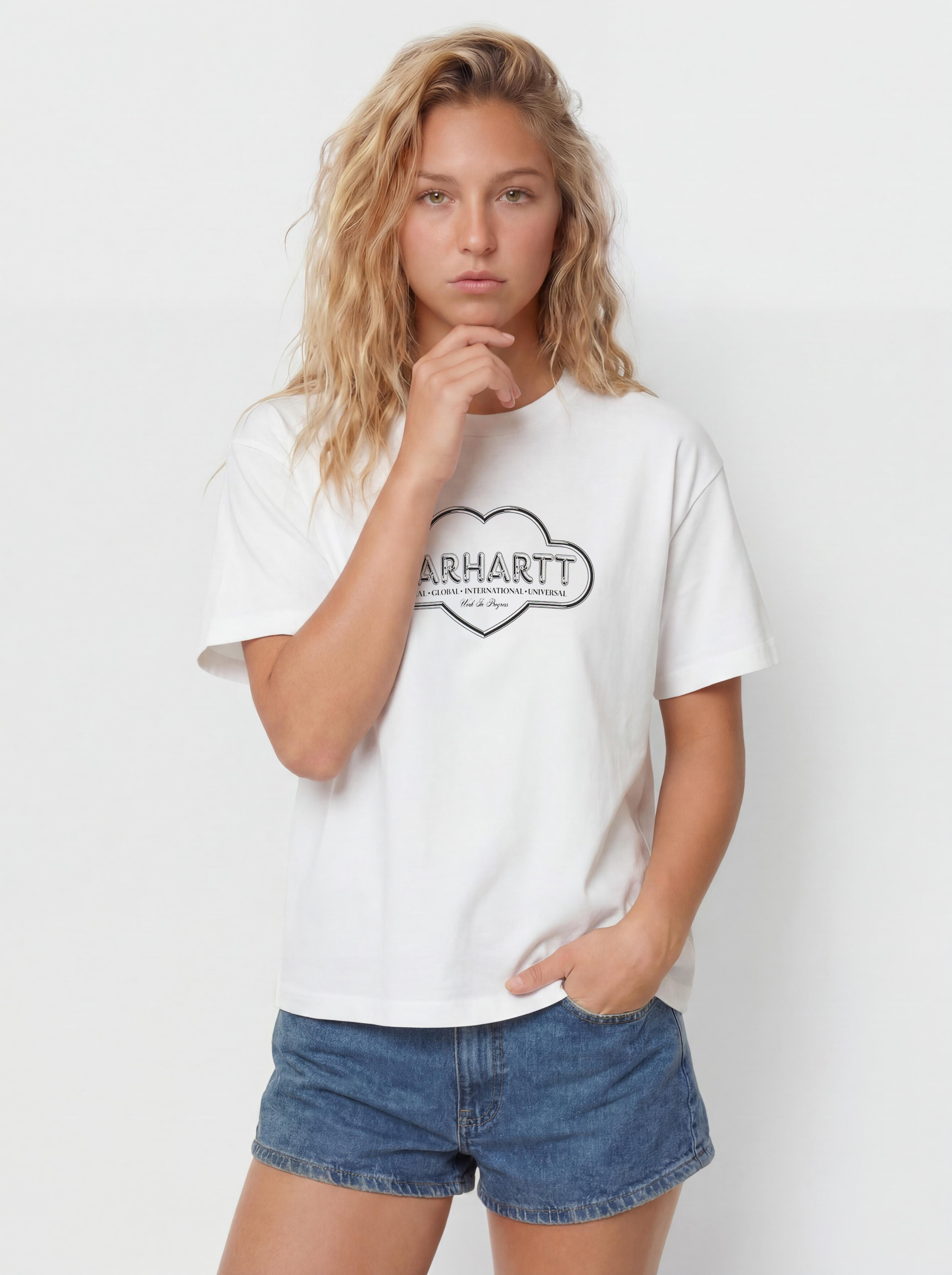 Carhartt WIP Cloud Heart Wmn T-Shirt (white)